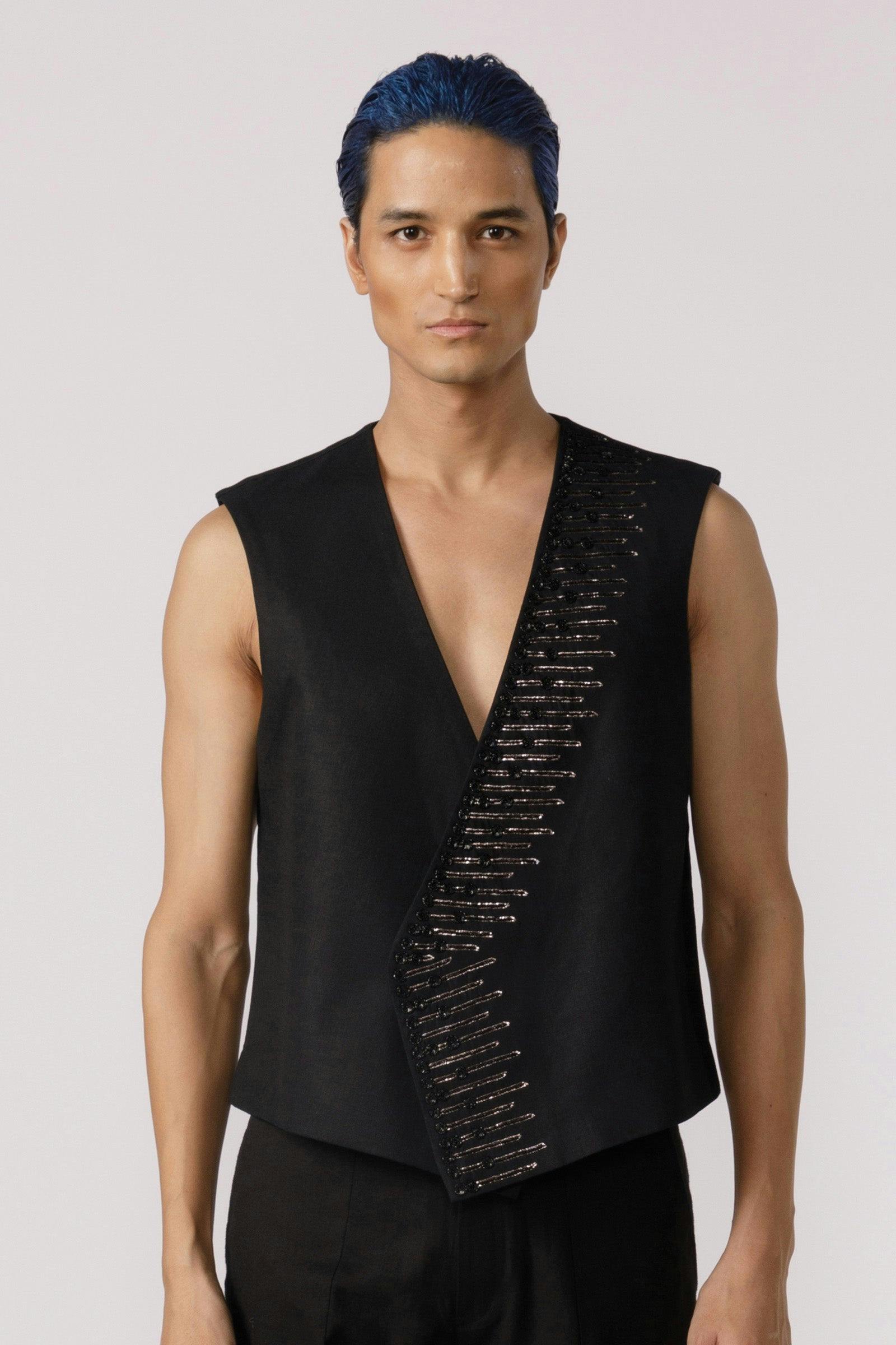 Embroidered vest, a product by Line Outline