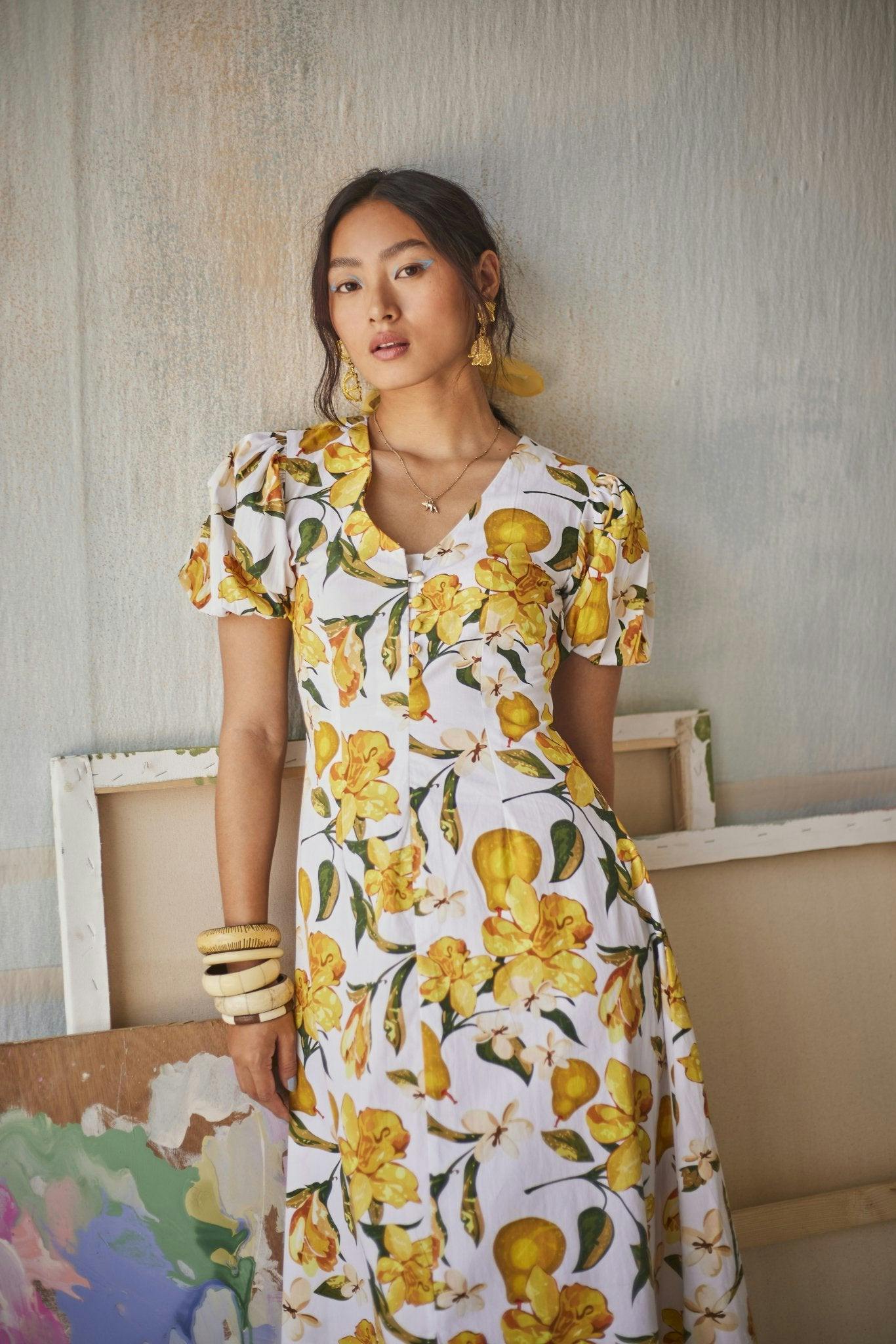 La Frutta Midi Dress, a product by Sage By Mala