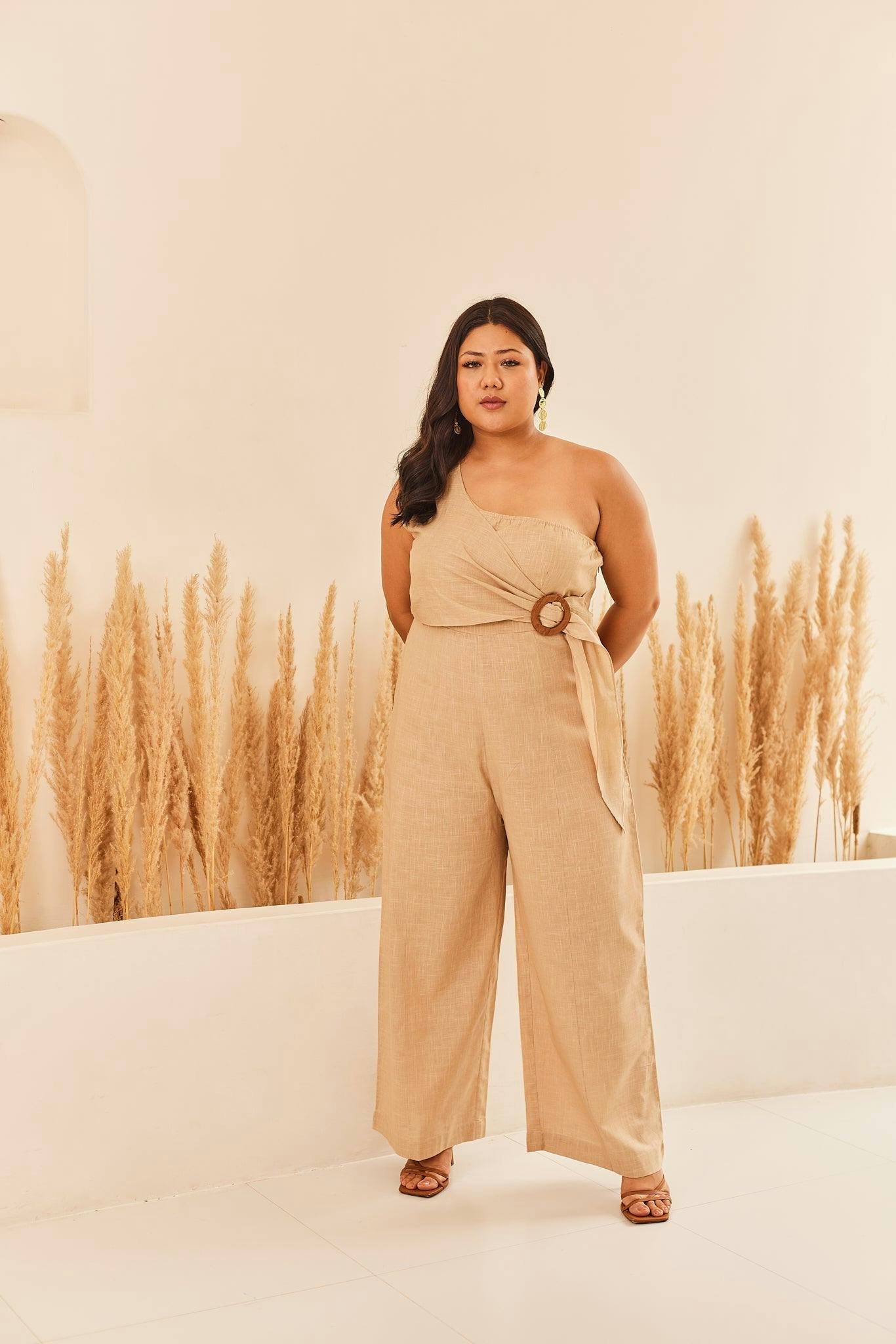 Deep Sand Jumpsuit, a product by Sage By Mala