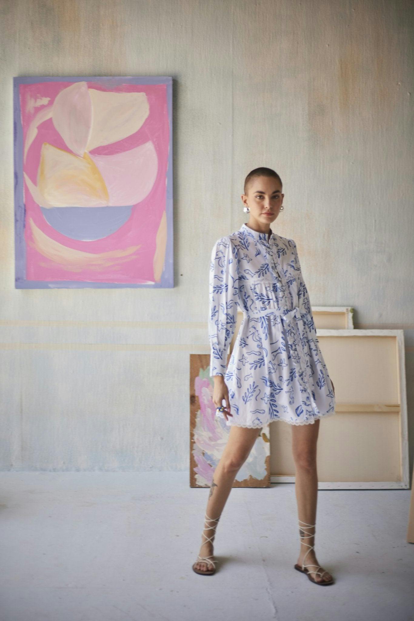 Amalia Short Dress, a product by Sage By Mala