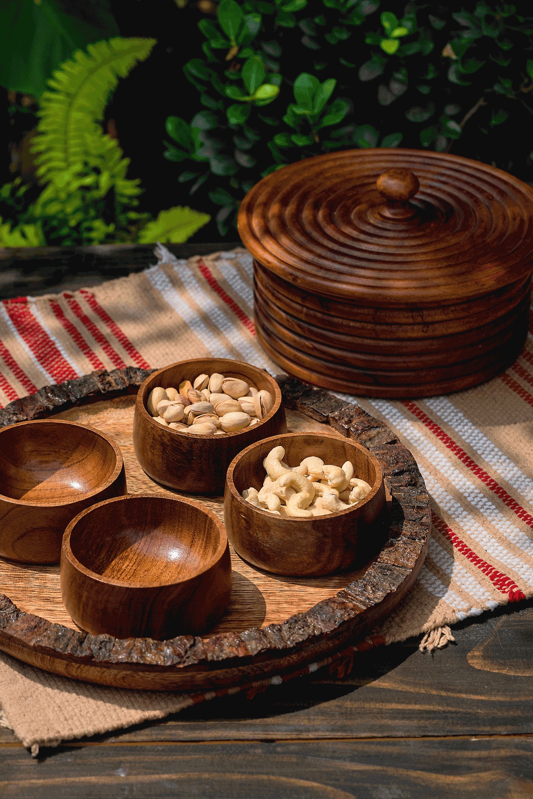 Chhaal - Unique wooden plate, a product by Araana Homes