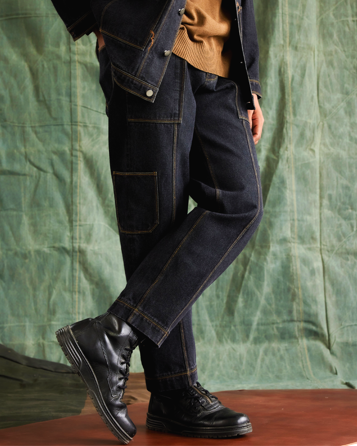 Thumbnail preview #0 for Multi Thread Cargo Denim Trousers