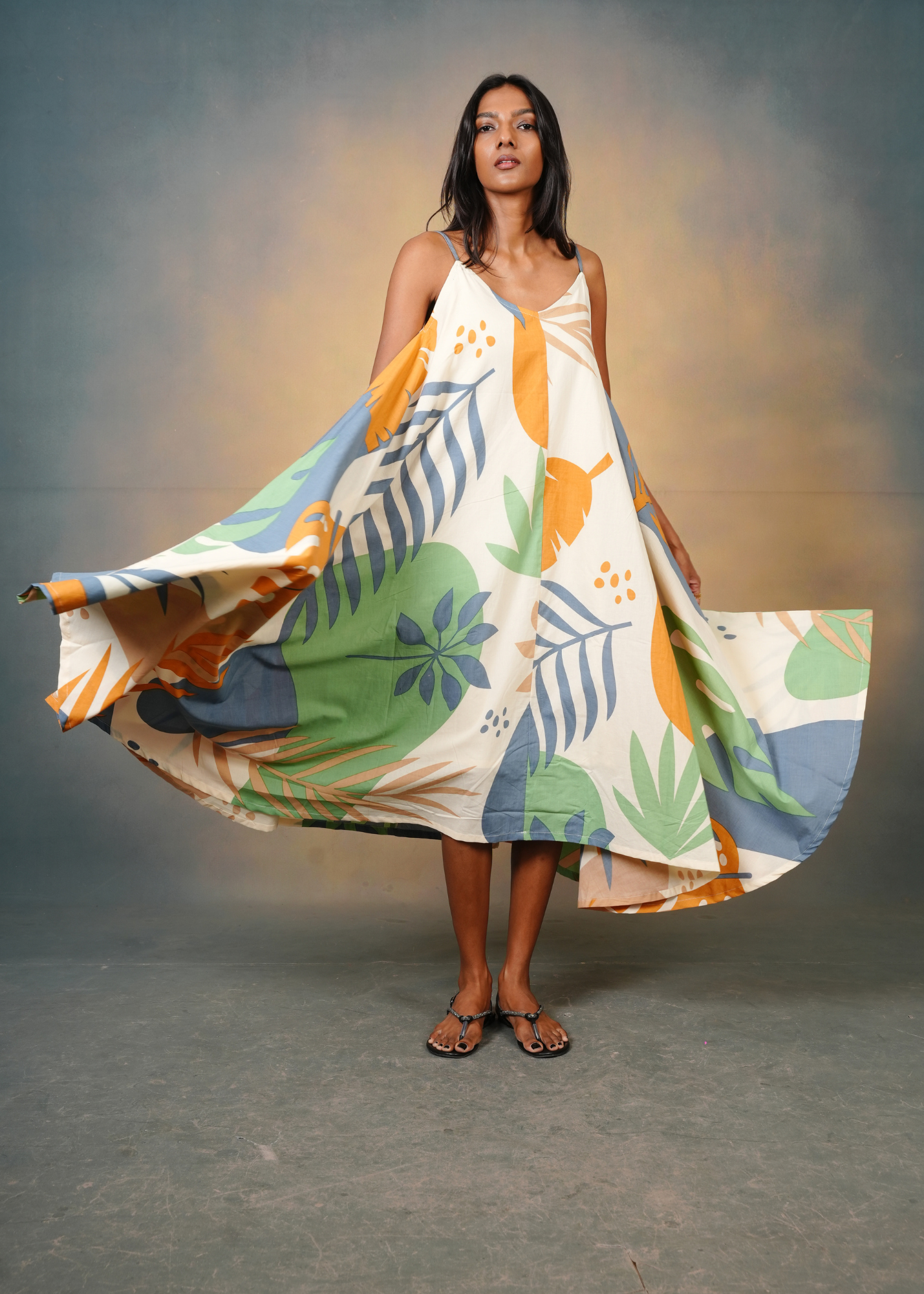 Lotus Dress - Miami Tropical, a product by Azurina