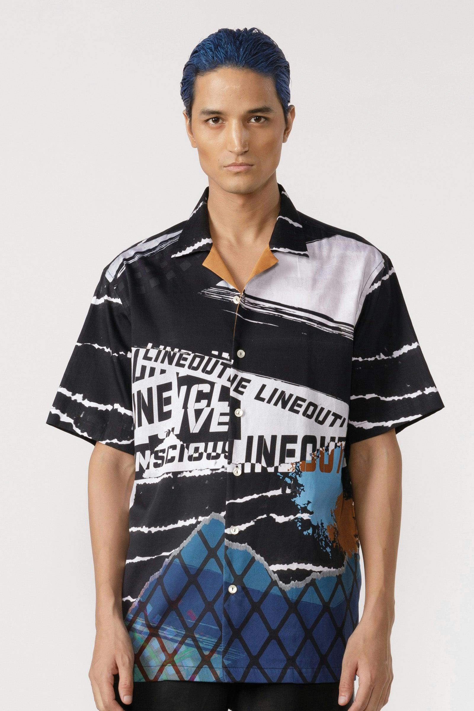 Printed resort shirt: Line Outline edition, a product by Line Outline