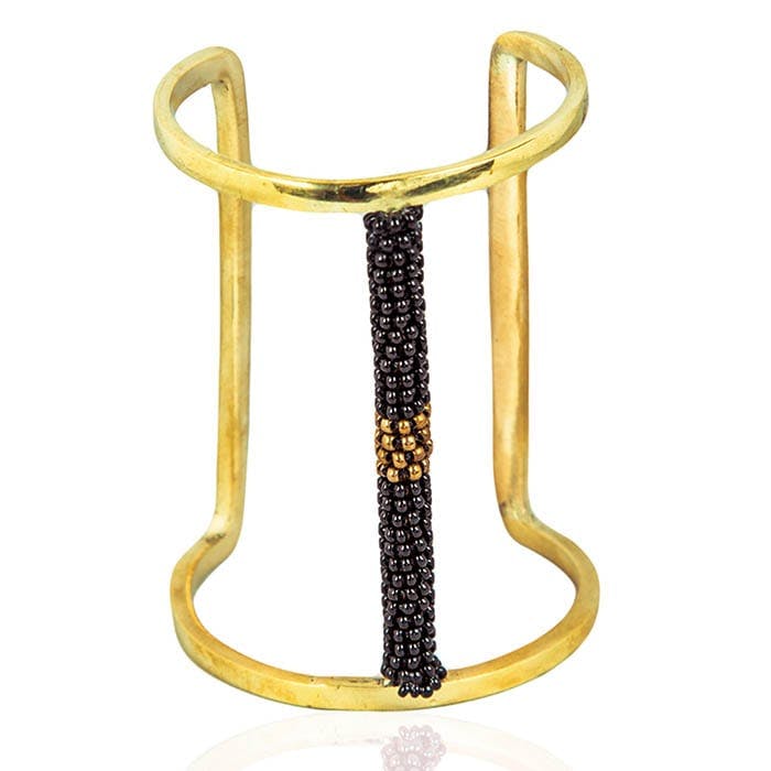 K-Yaa Long Brass Beaded Bracelet, a product by Adele Dejak
