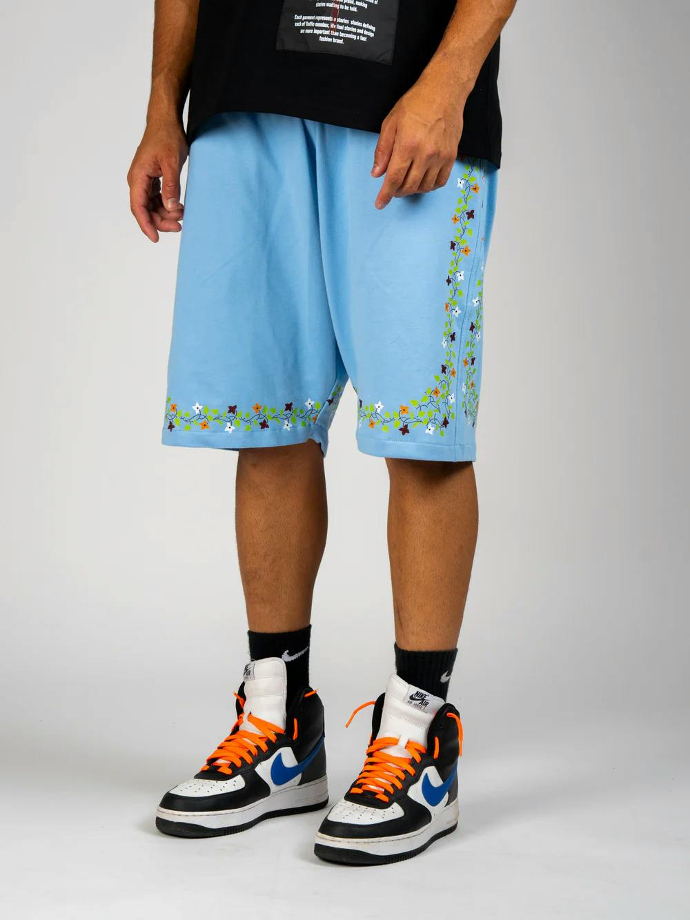 Blue Floral Shorts, a product by TOFFLE