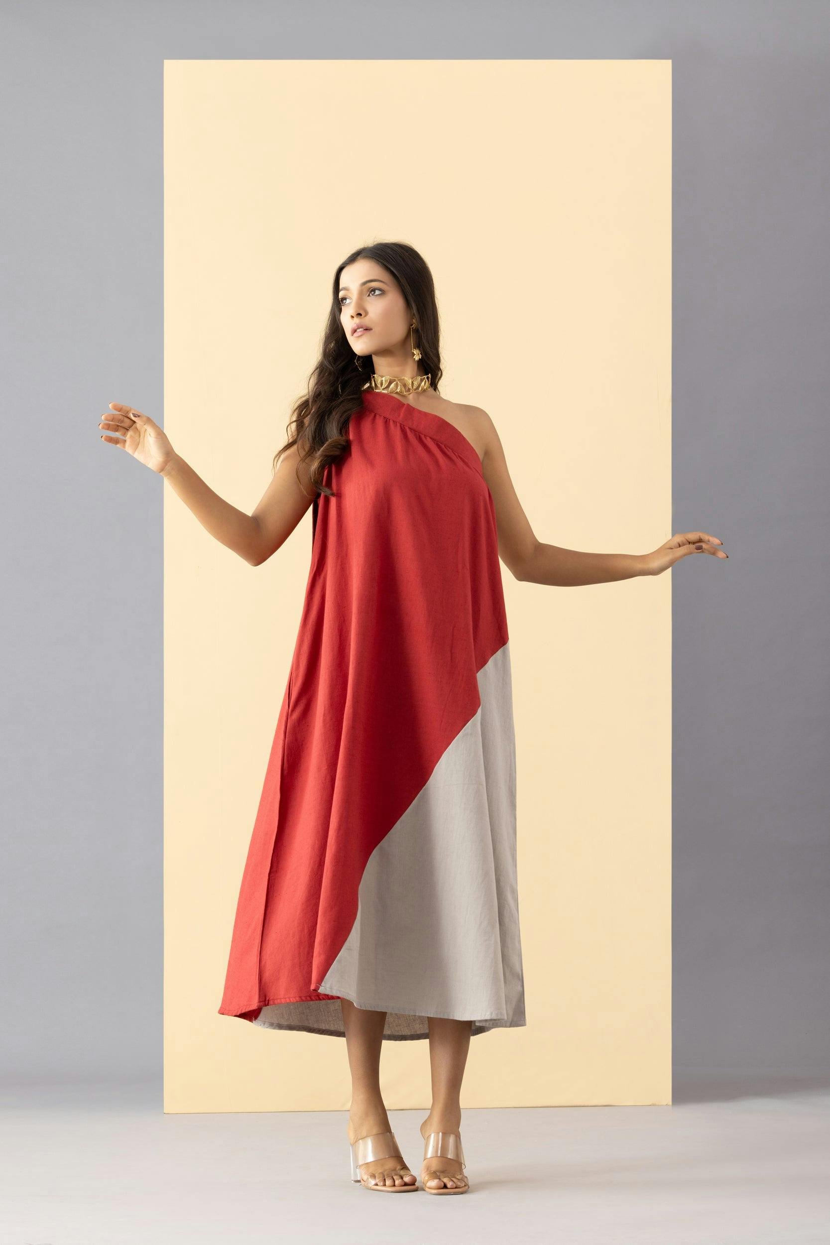 BUNA TIE DRESS, a product by MARKKAH STUDIO