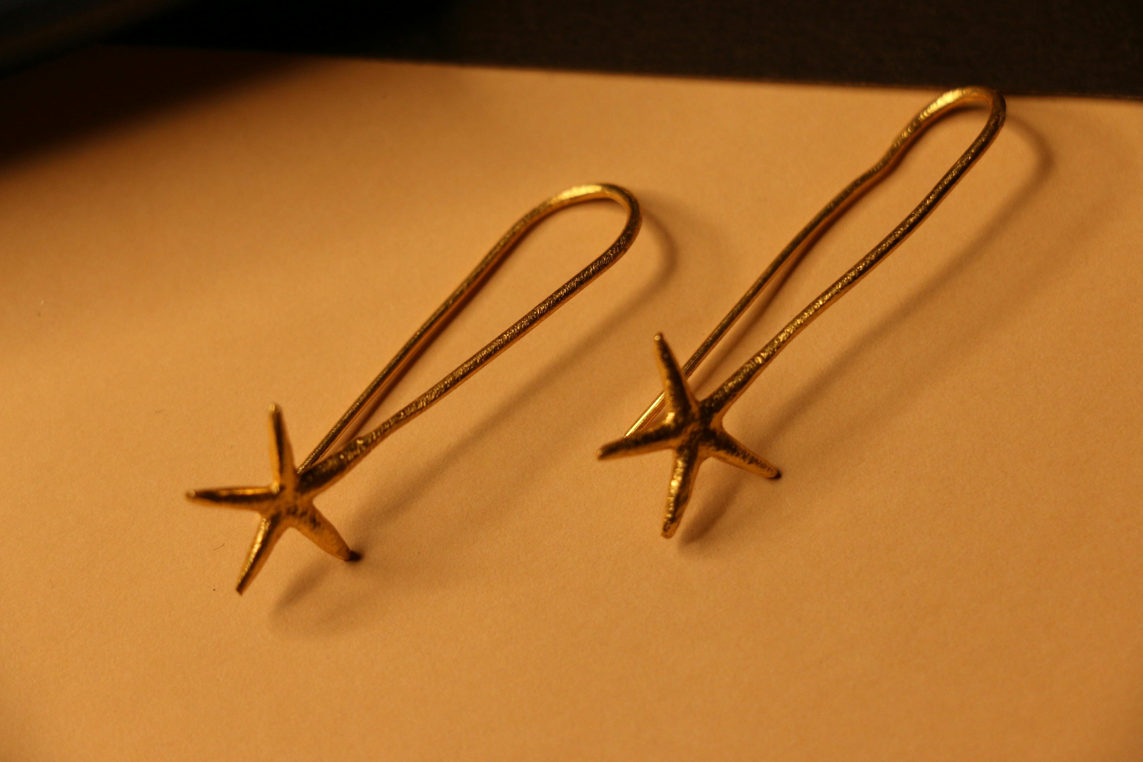Star cuff earrings, a product by The Jewel Closet Store