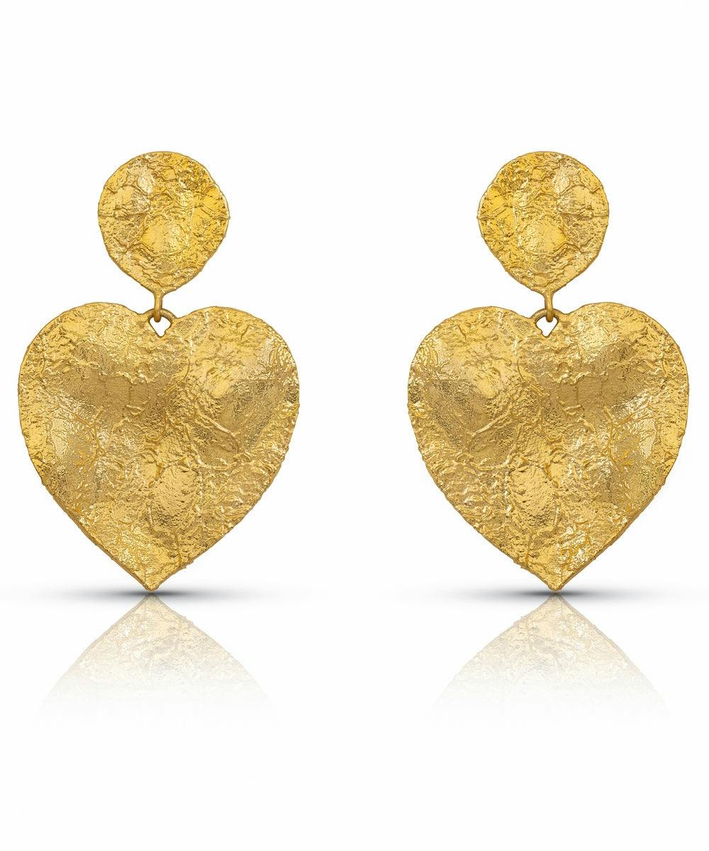 Thumbnail preview #1 for Crushed Heart Earrings
