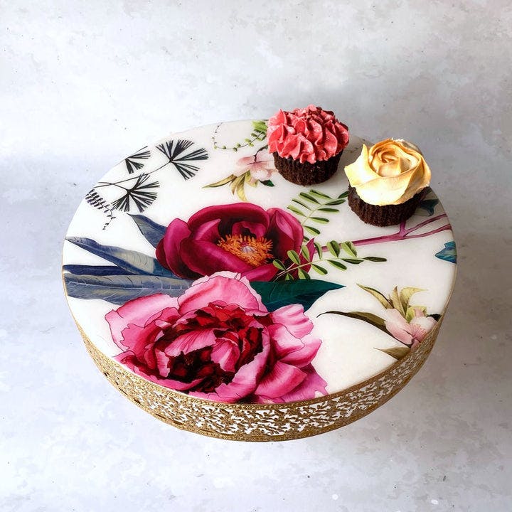Thumbnail preview #0 for Cake Stand - Tudor Blooms