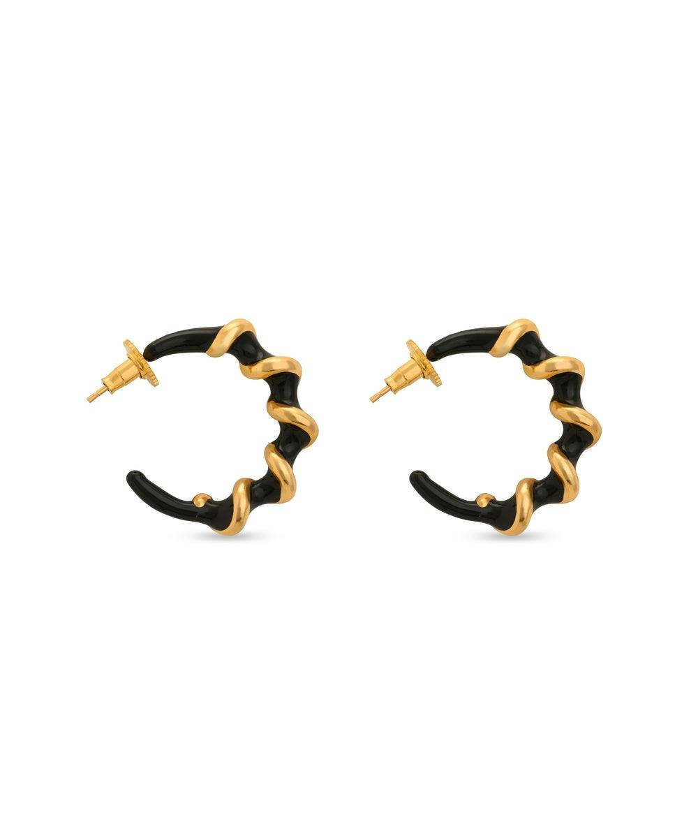 Black and Gold Candy Hoop, a product by MNSH