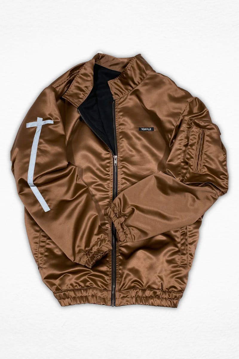 Brown Athleisure Jacket, a product by TOFFLE