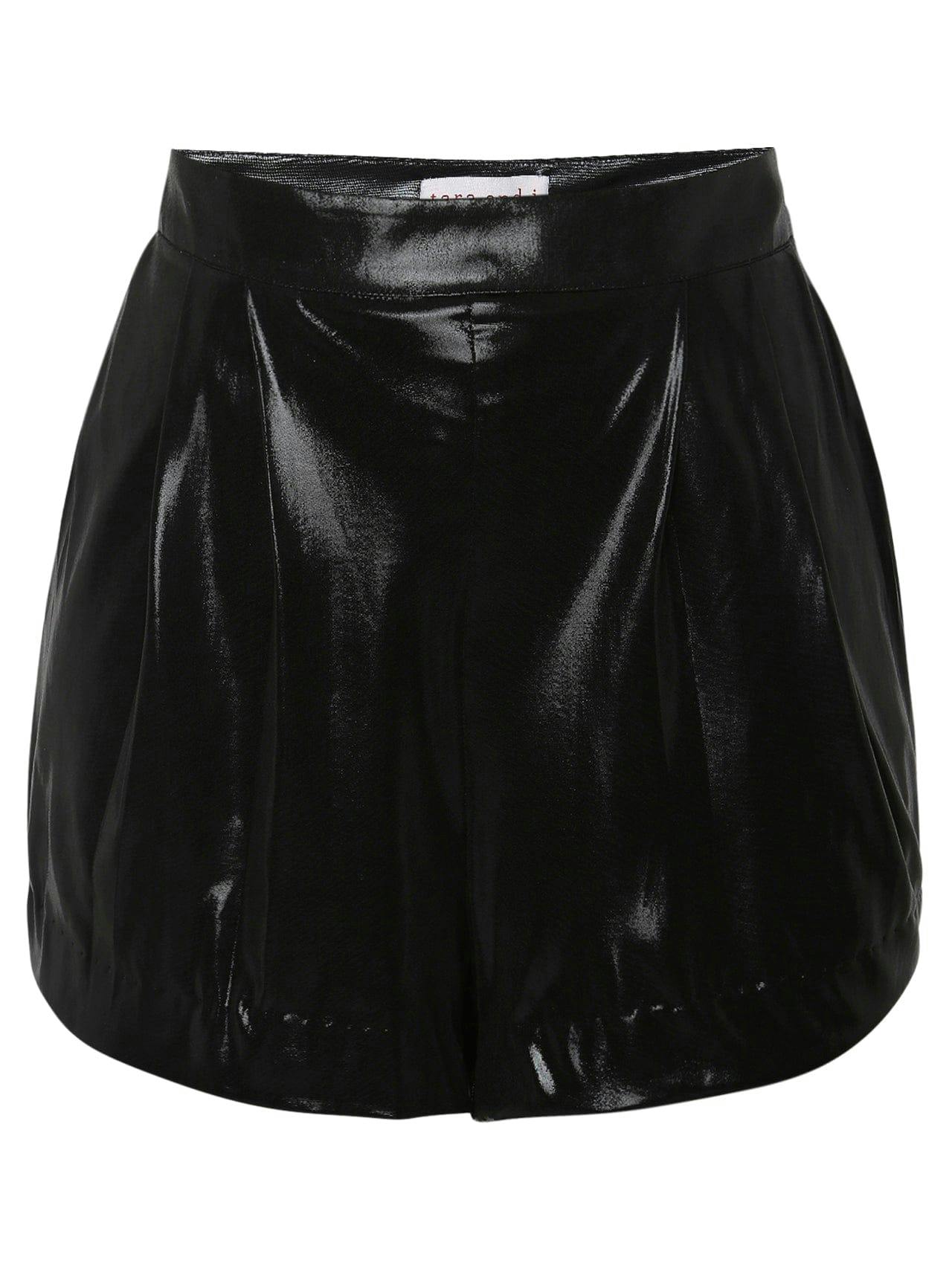 Thumbnail preview #7 for Black Lamé Shorts