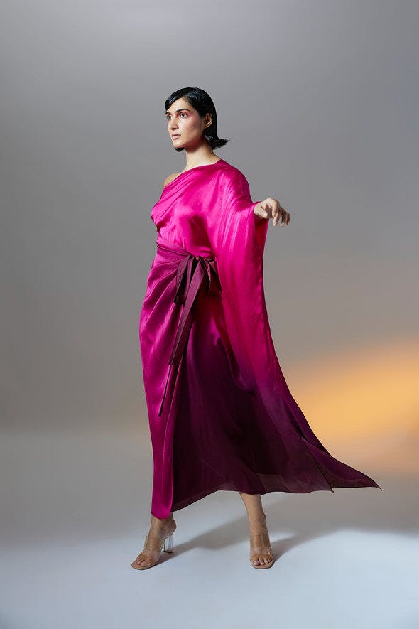 Midnight plum dress, a product by AROKA