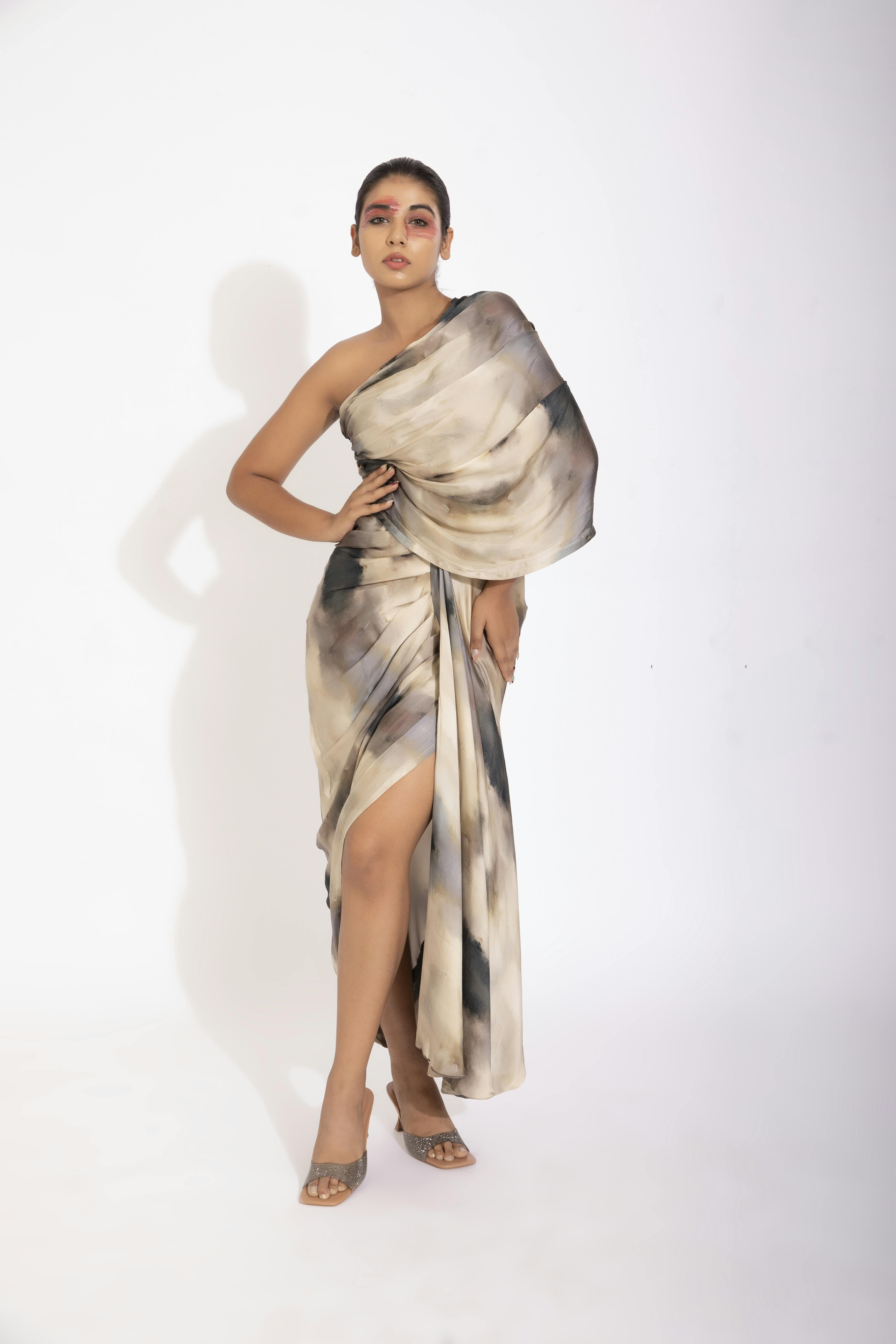 One-shoulder Gown, a product by Studio Surbhi