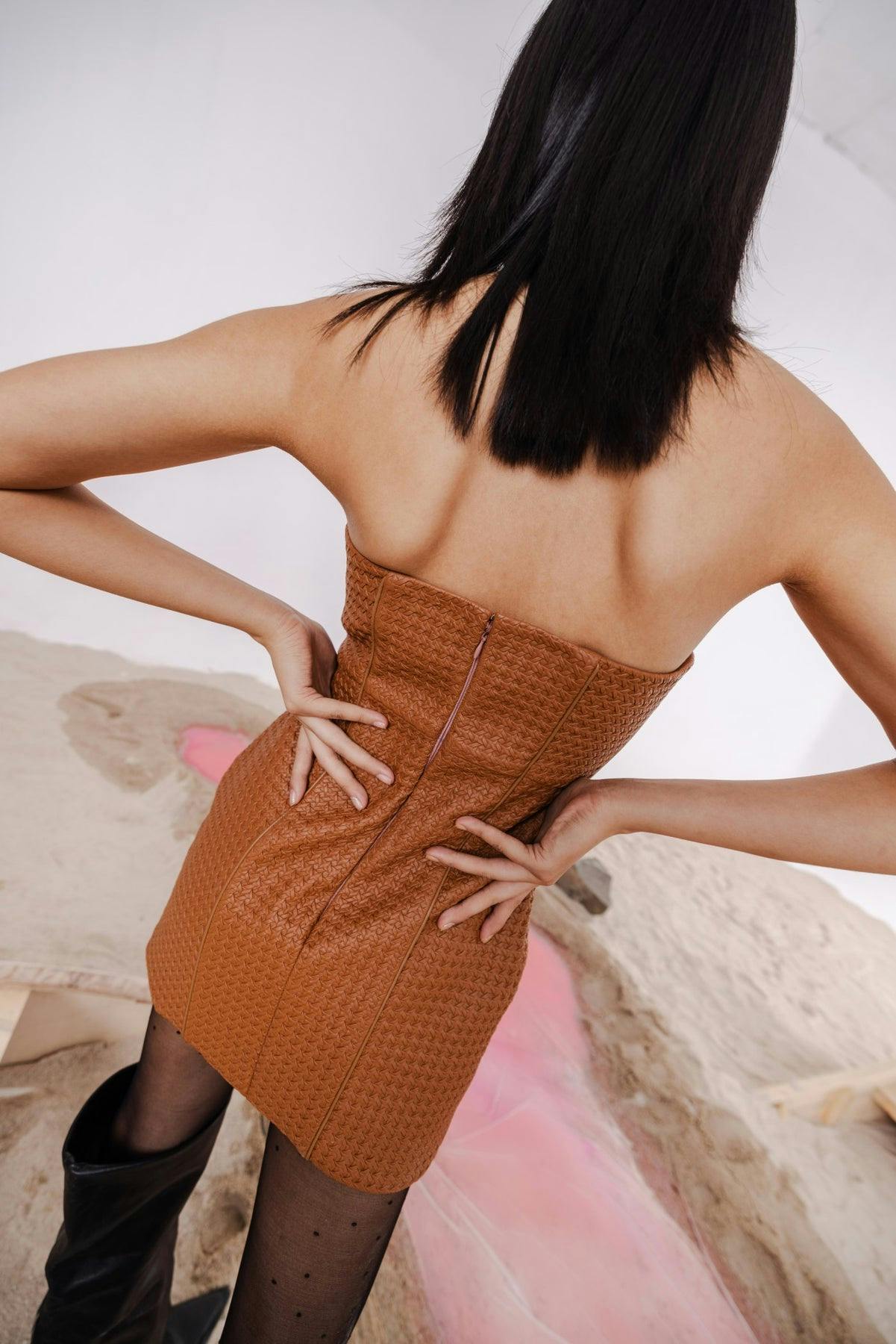 Thumbnail preview #5 for DORA CACAO SHEATH DRESS