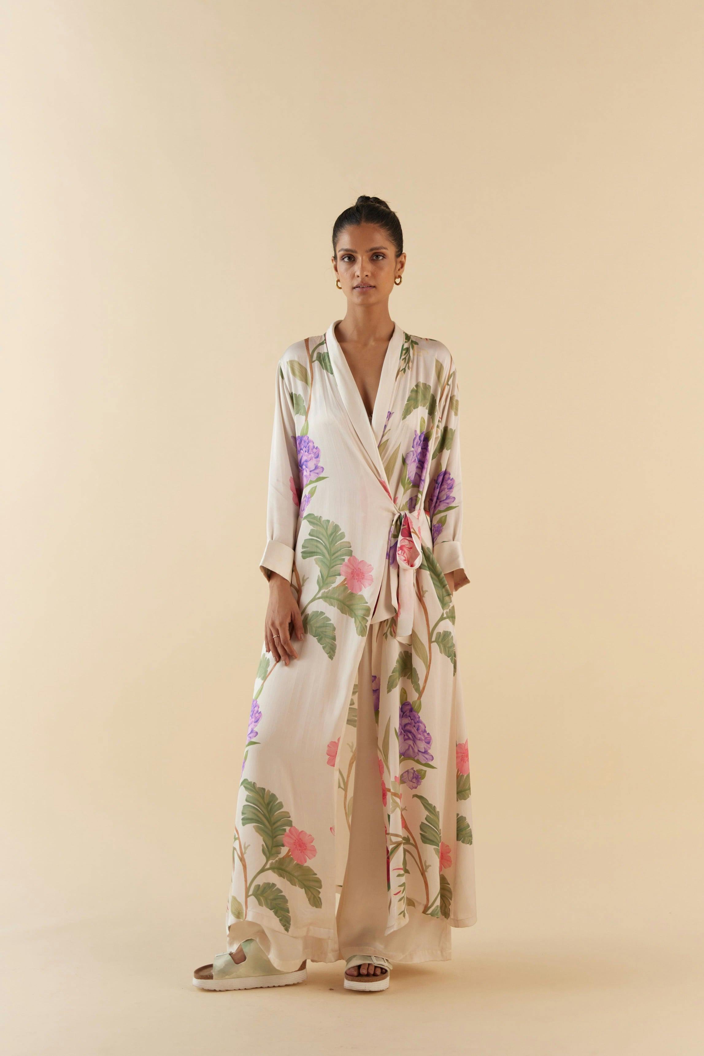 Thumbnail preview #2 for Floral Dream Lounge Robe