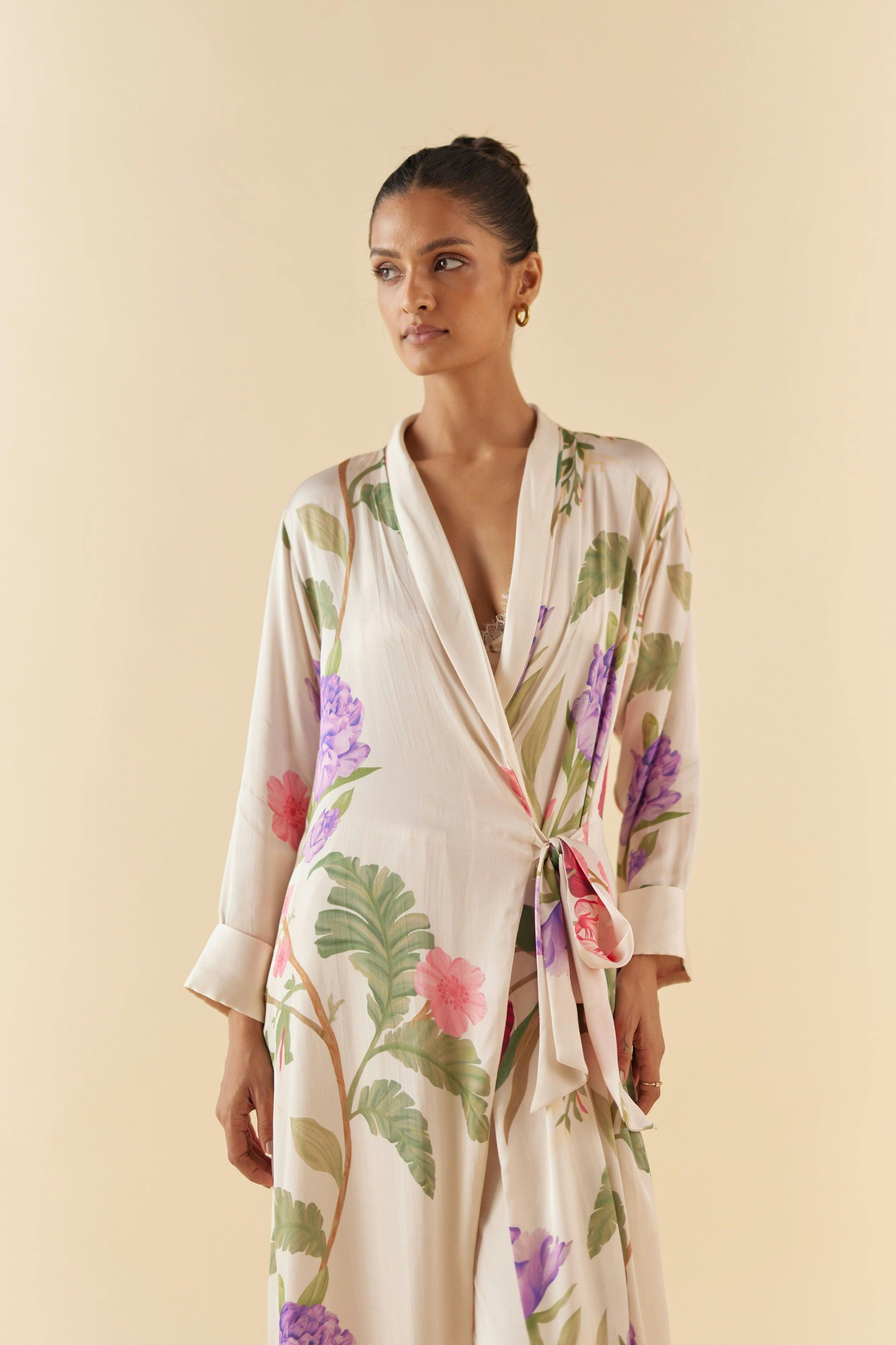 Thumbnail preview #0 for Floral Dream Lounge Robe