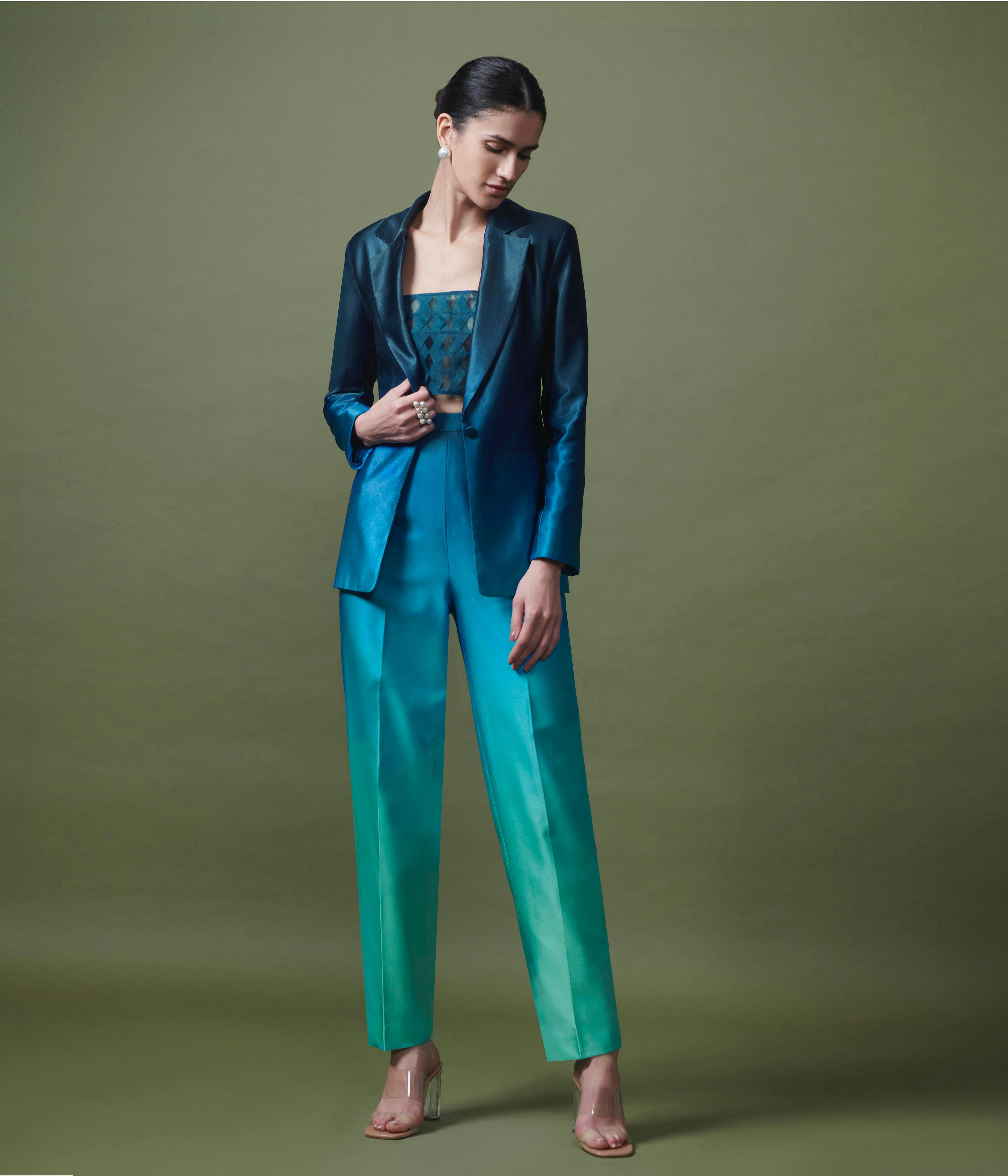 Gradient trouser, a product by Shriya Khanna