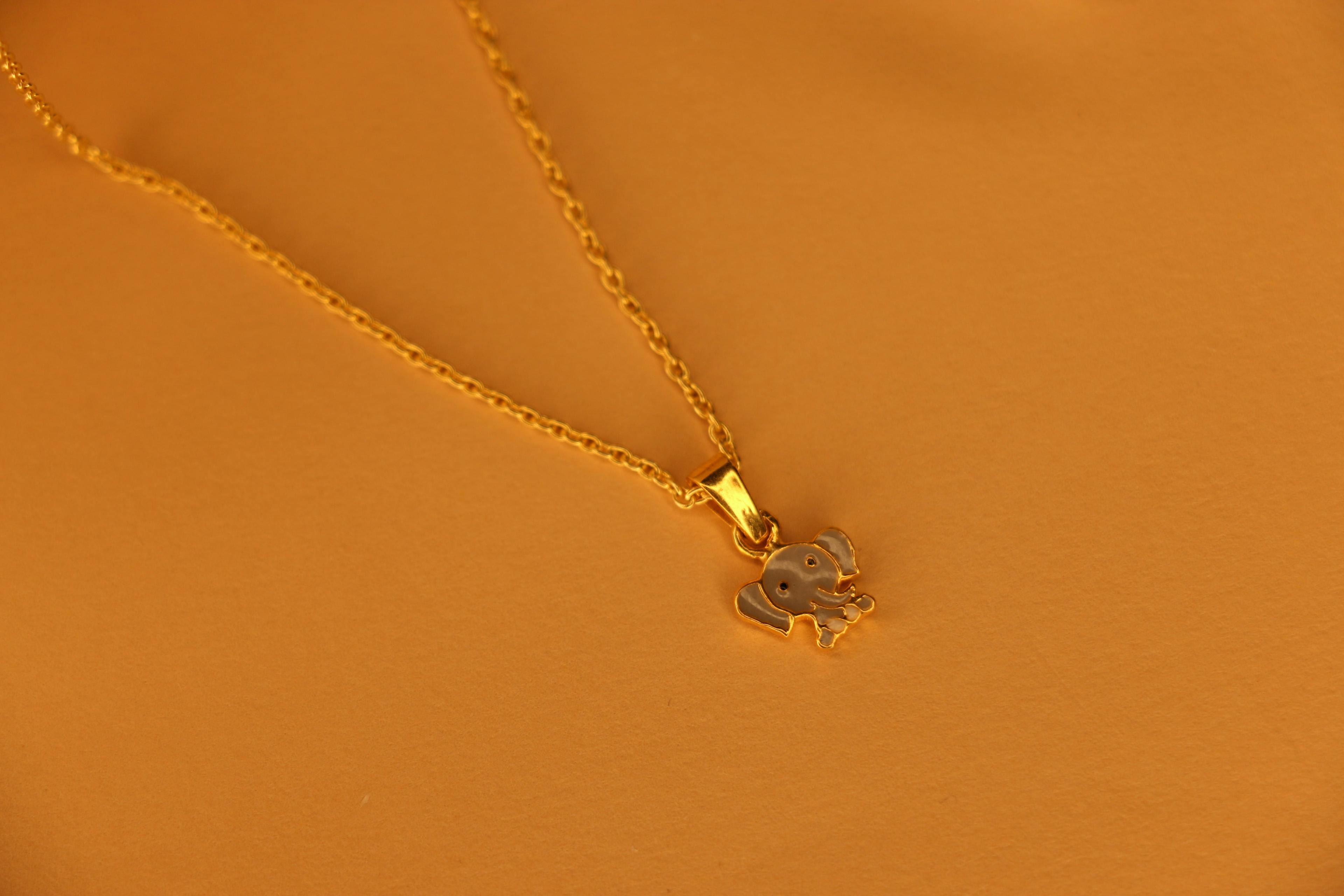 Elephant charm necklace, a product by The Jewel Closet Store