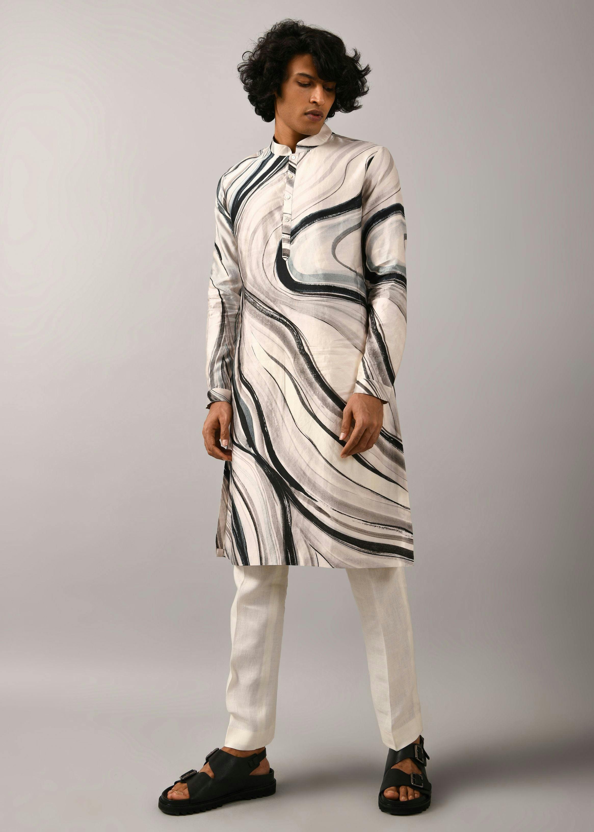 Airborne Strokes Kurta, a product by Country Made