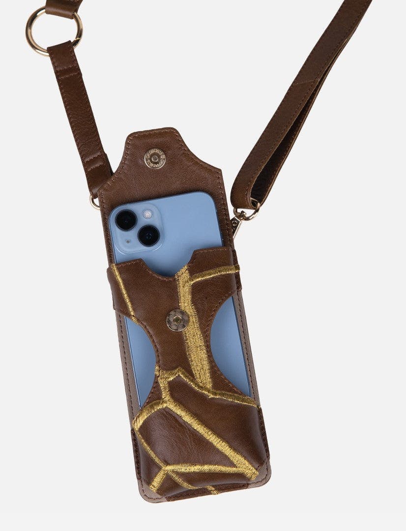 Thumbnail preview #2 for Rene Phone Sling in Tan