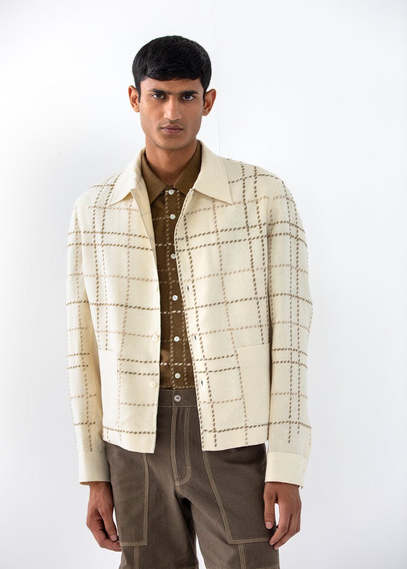 MILITARY PLAID JACKET, a product by Country Made