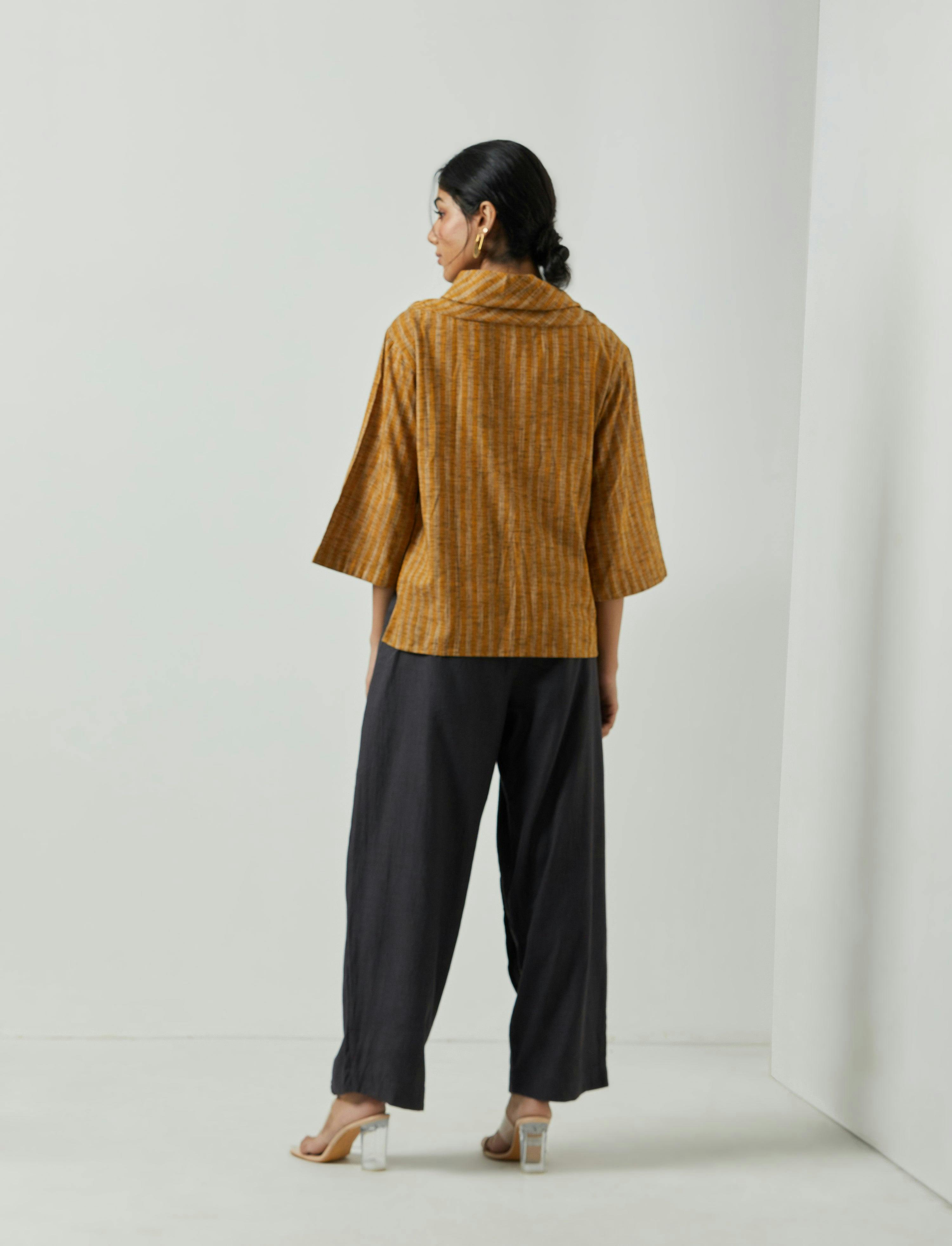 Thumbnail preview #4 for BRIE FOLIO TOP (MUSTARD)