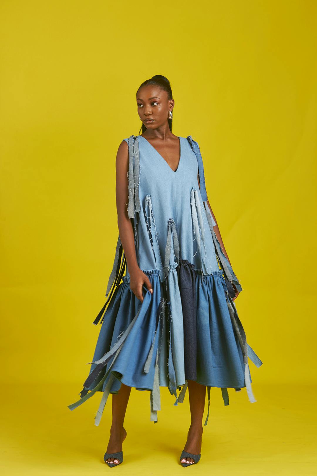 Yinx Denim Dress, a product by M.O.T