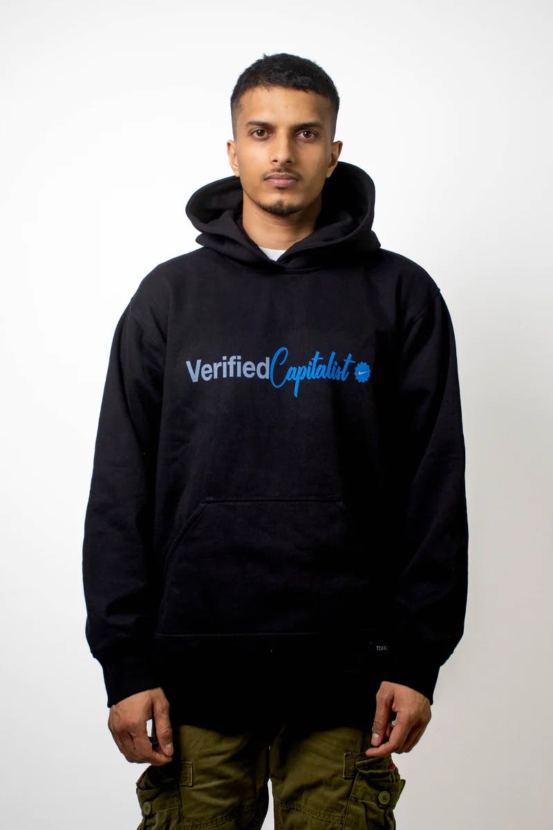 Verified Capitalist Hoodie, a product by TOFFLE