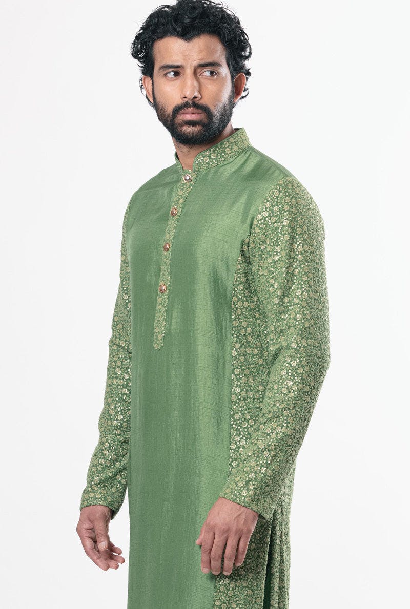 Thumbnail preview #3 for Sacramento Green Kurta Set