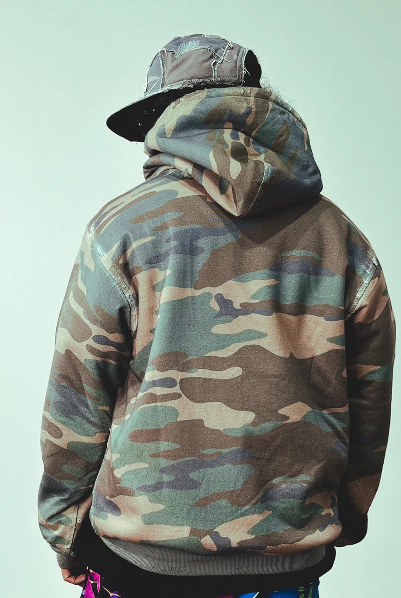 Thumbnail preview #3 for Camo Hoodie