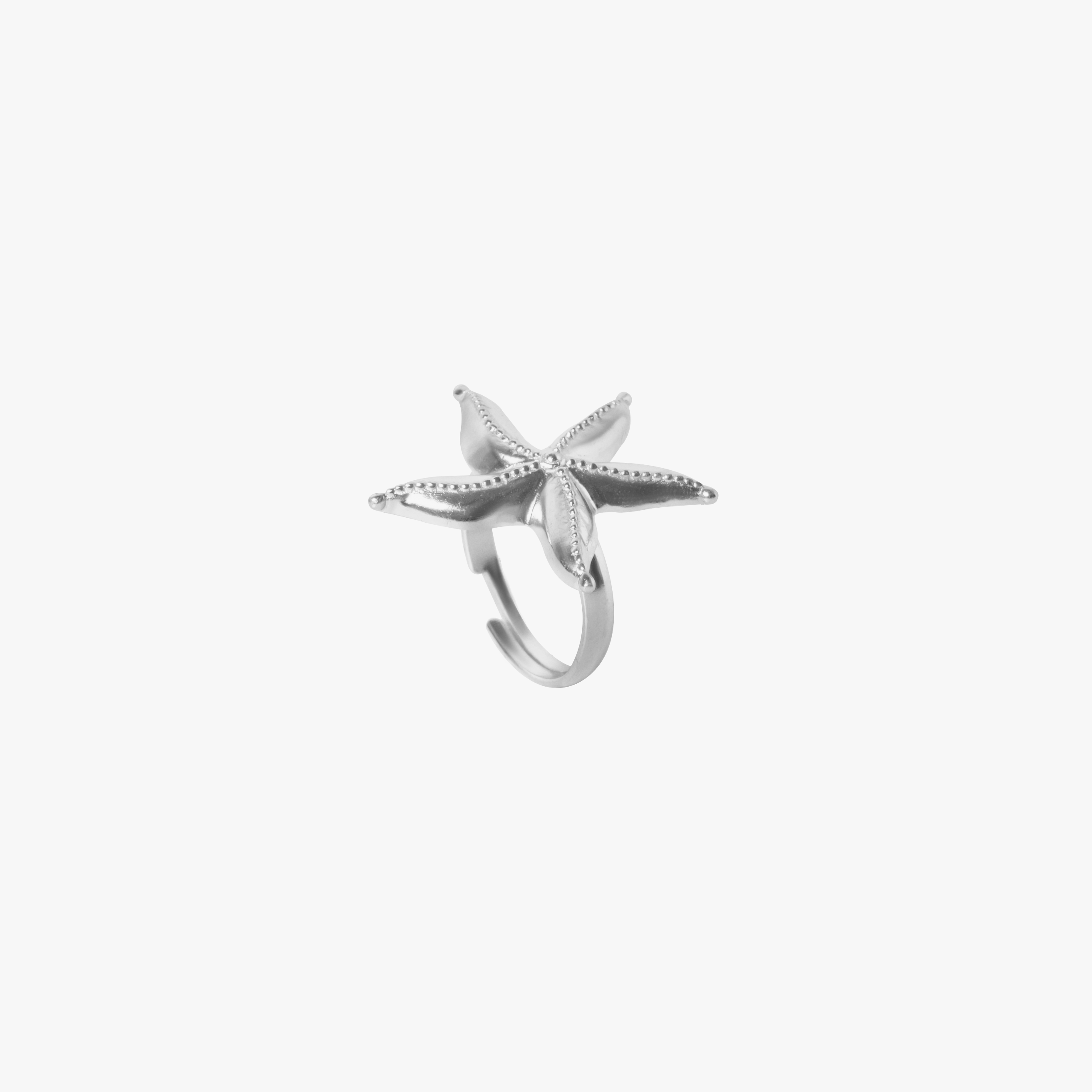 SEA STAR RING SILVER TONE , a product by Equiivalence