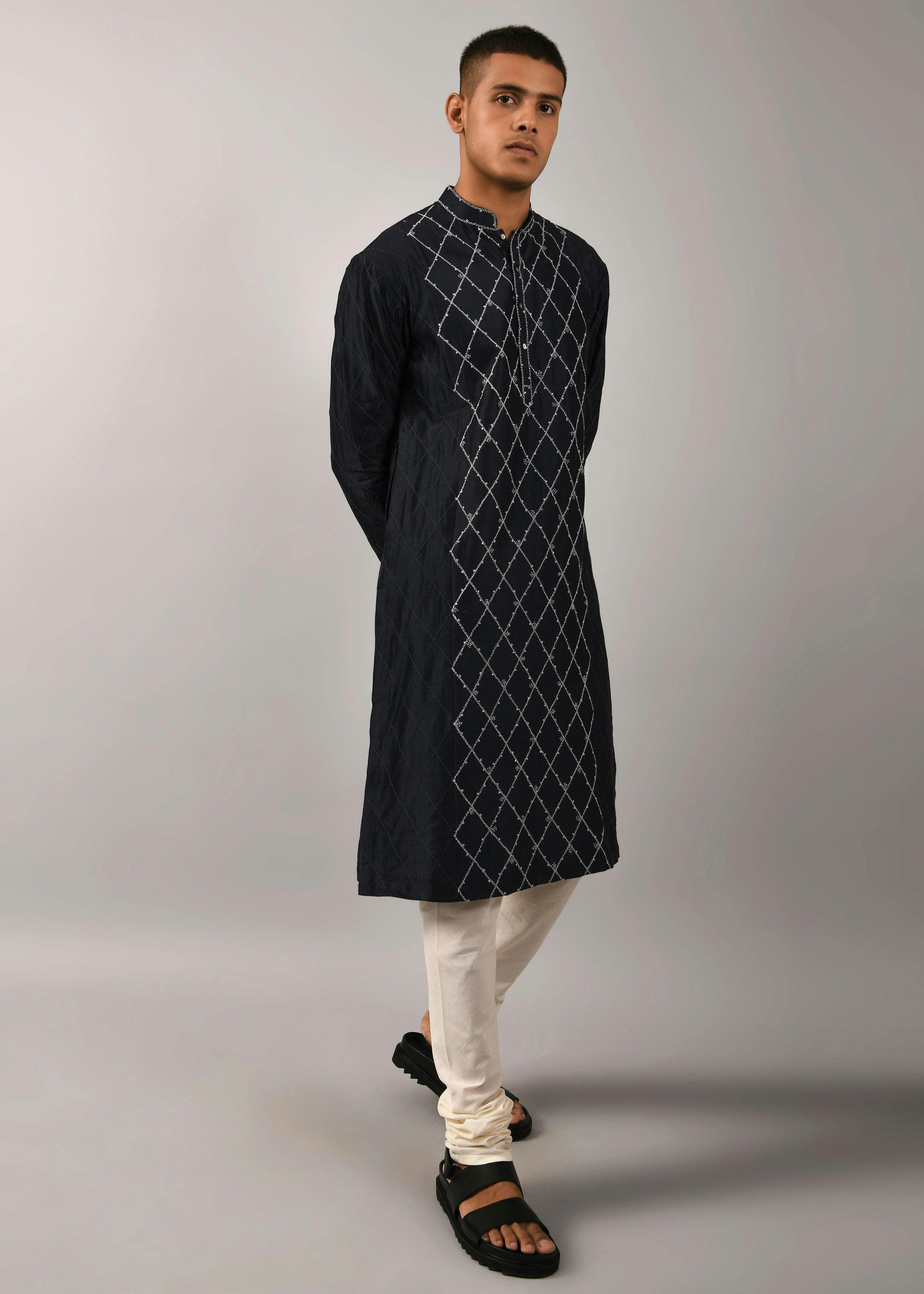 Diamond Embroidered Kurta Set, a product by Country Made