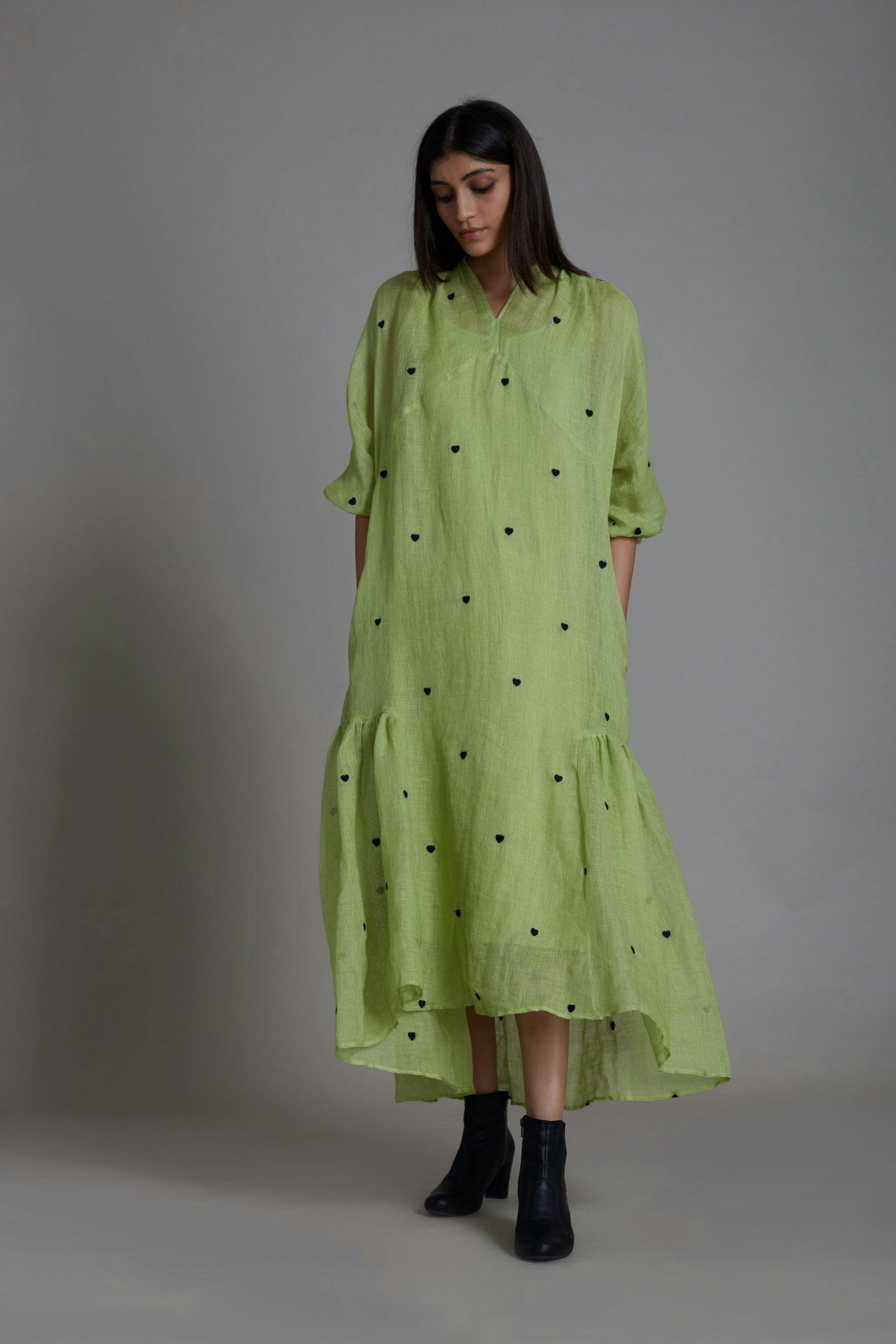 Mati Queen of Hearts Dress-Green, a product by Style Mati