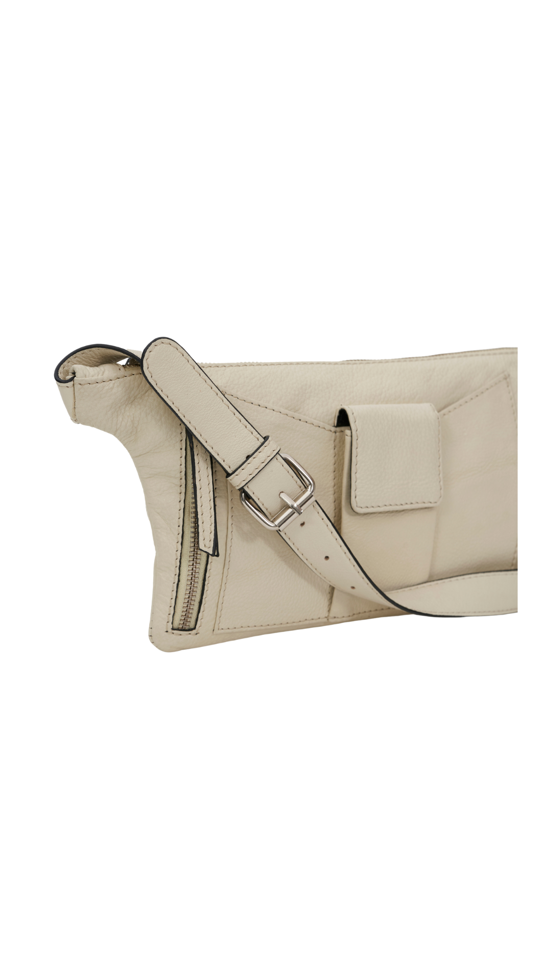 Thumbnail preview #2 for Urban Explorer Belt Bag in White ( Adjustable Crossbody Handle)