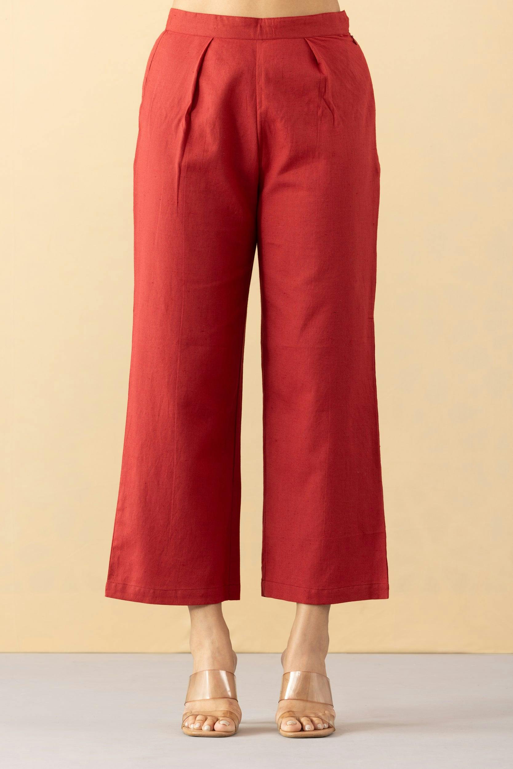 SCARLET COTTON BOTTOMS, a product by MARKKAH STUDIO