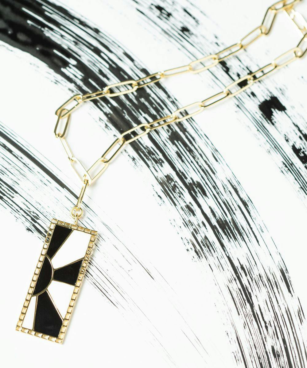 Thumbnail preview #1 for Ray Black Necklace