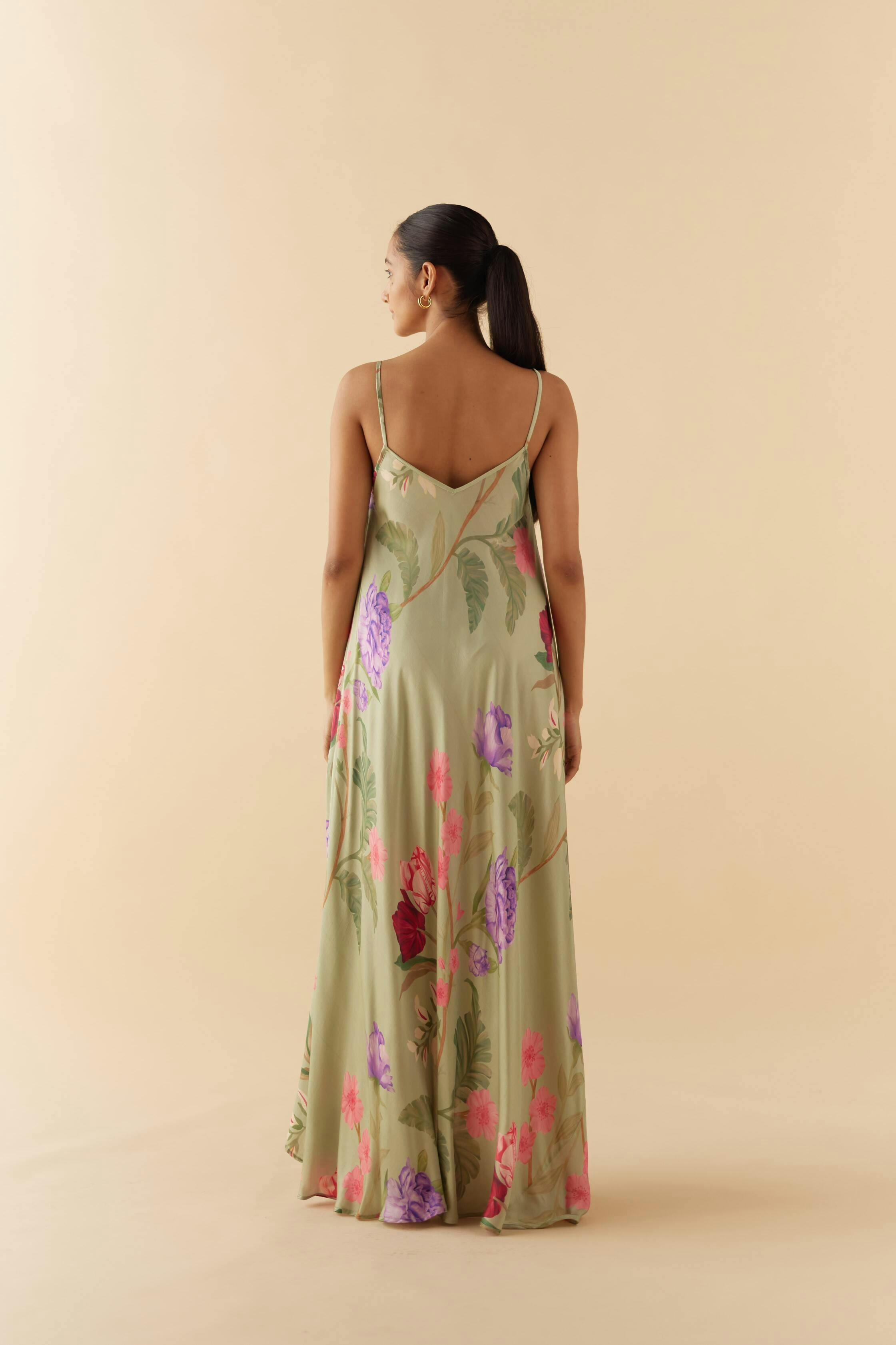 Thumbnail preview #3 for Jade Floral Dream Lounge Cami Dress