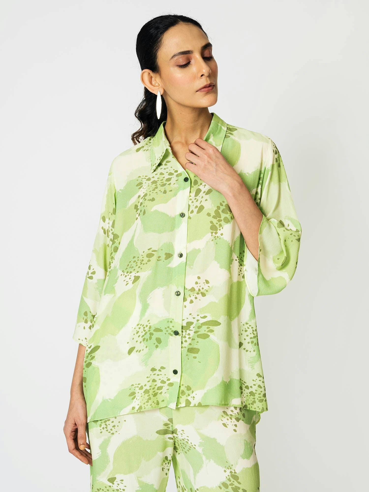 Dots Lime Shirt, a product by KLAD