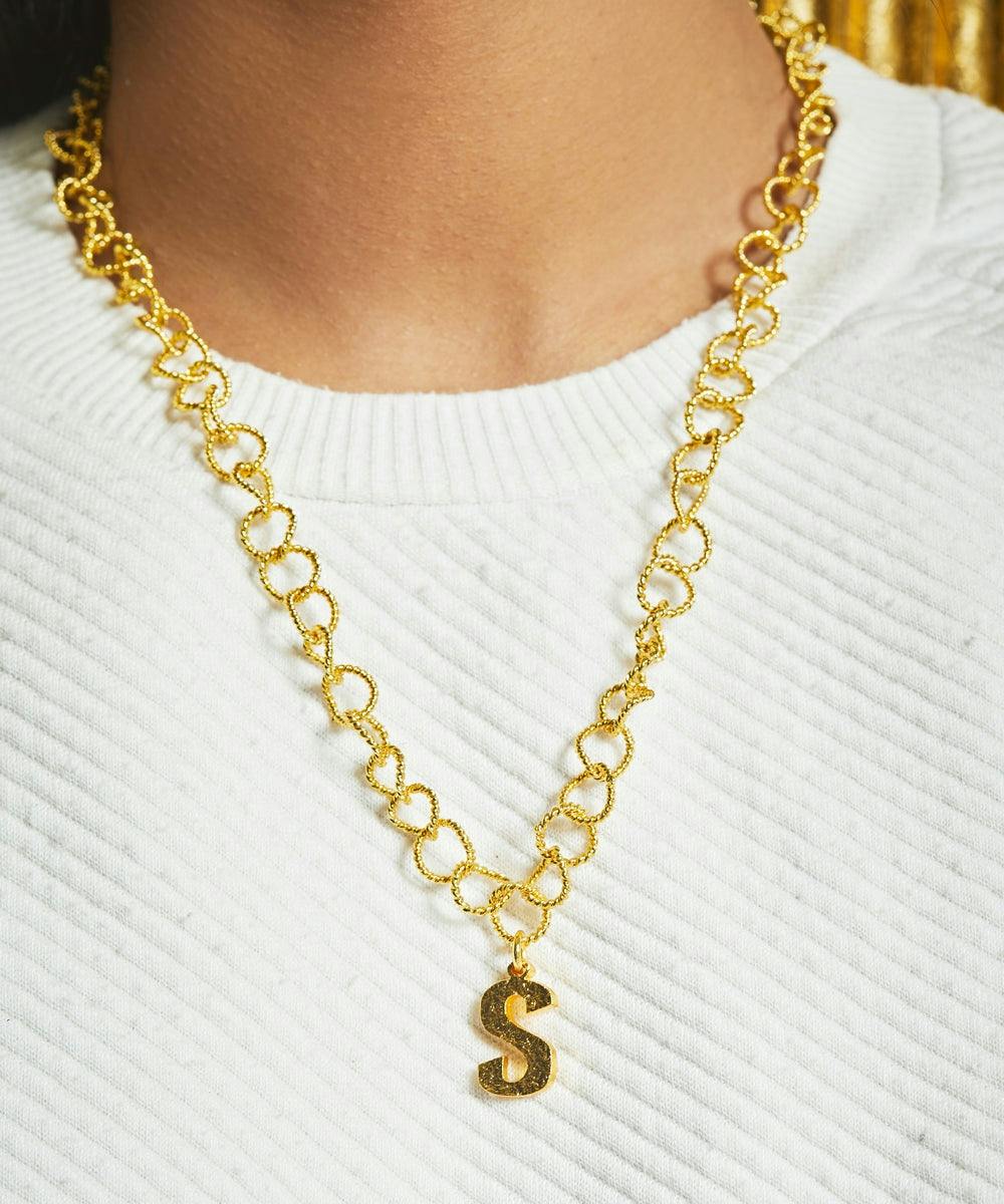 Thumbnail preview #18 for Signature Initial Necklace
