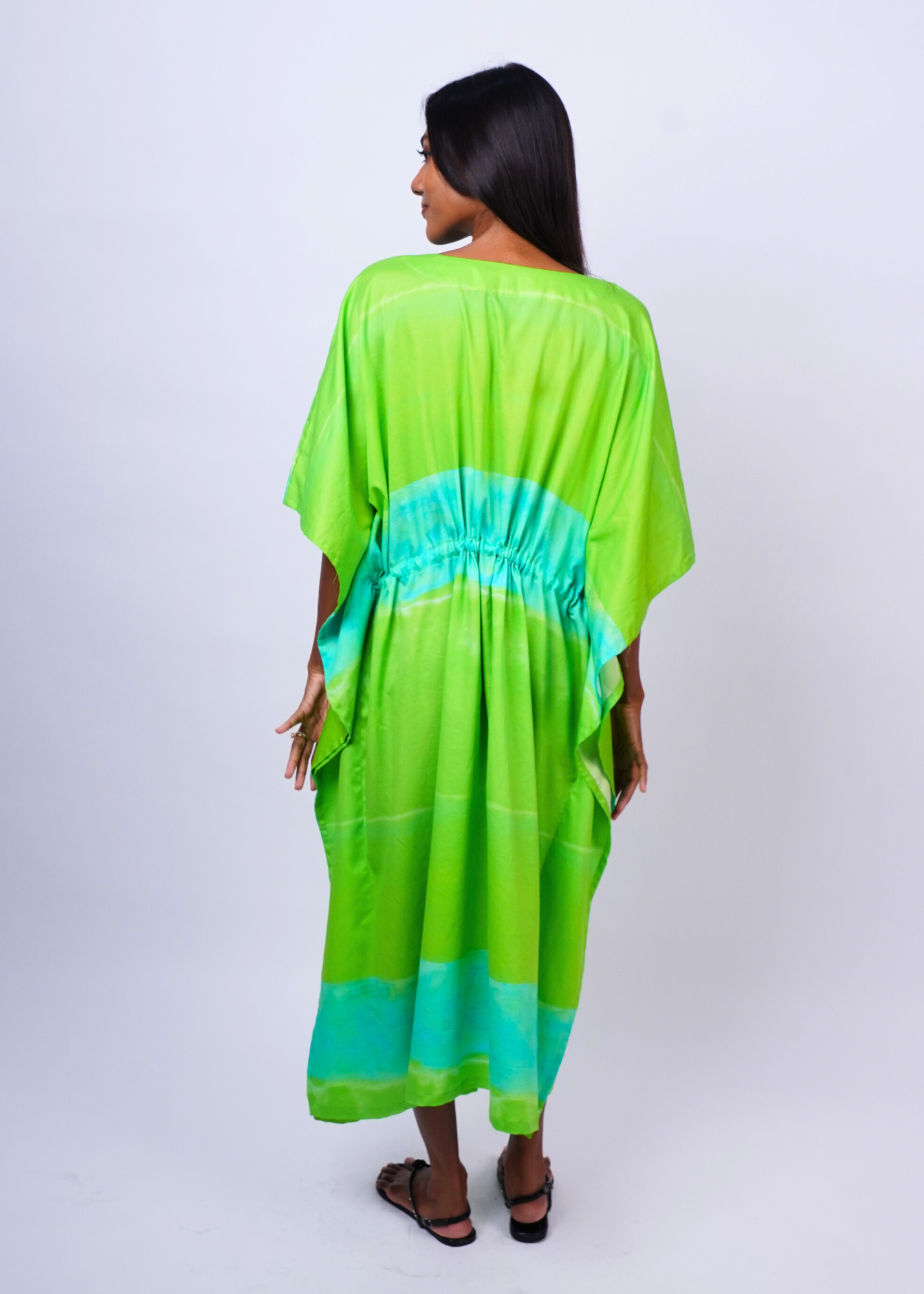 Thumbnail preview #6 for Midi Caftan - Key Lime