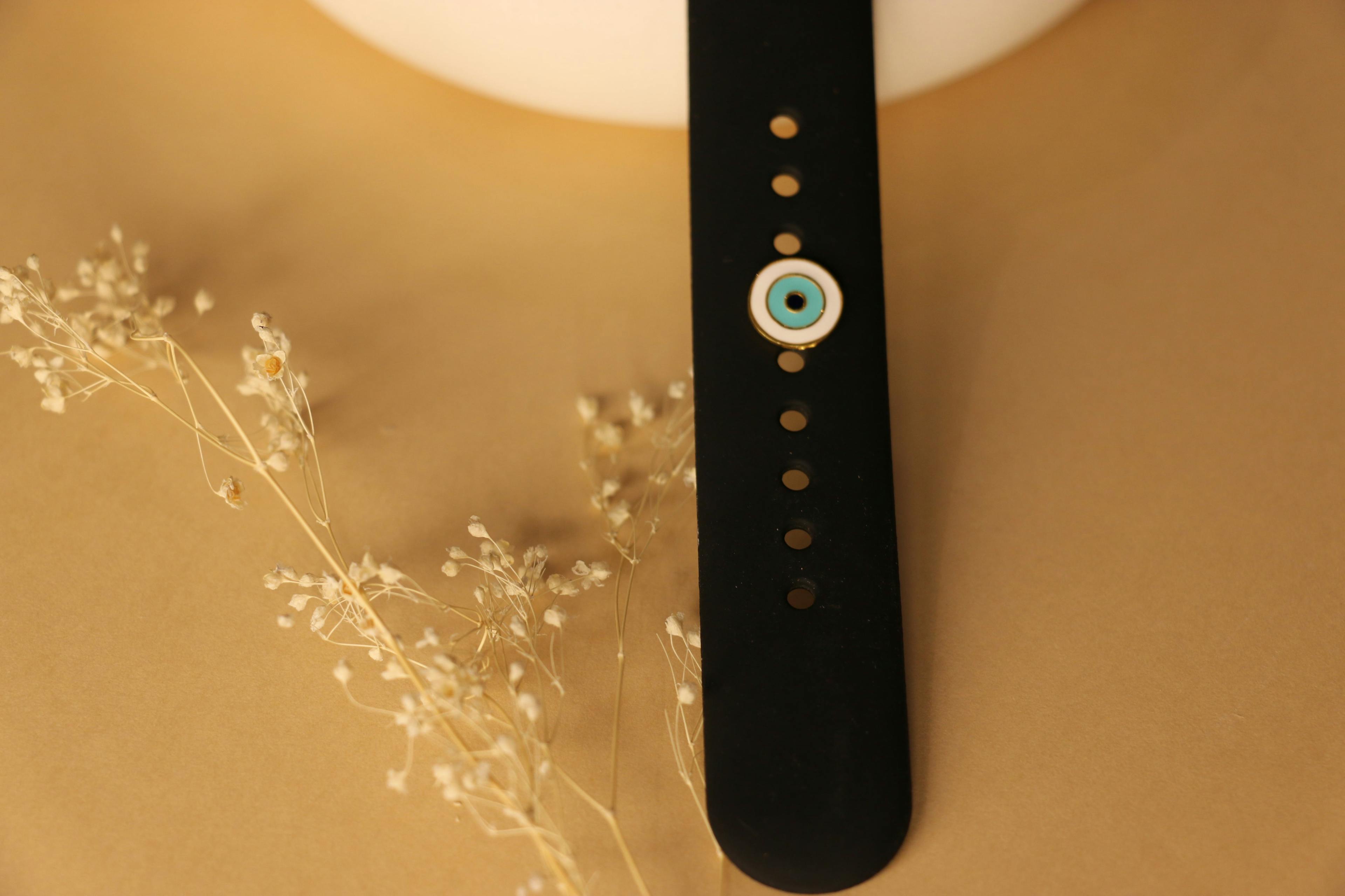 Evil eye watch button, a product by The Jewel Closet Store
