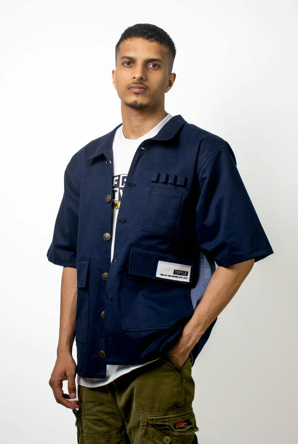 Thumbnail preview #4 for Workwear Indigo Shirt