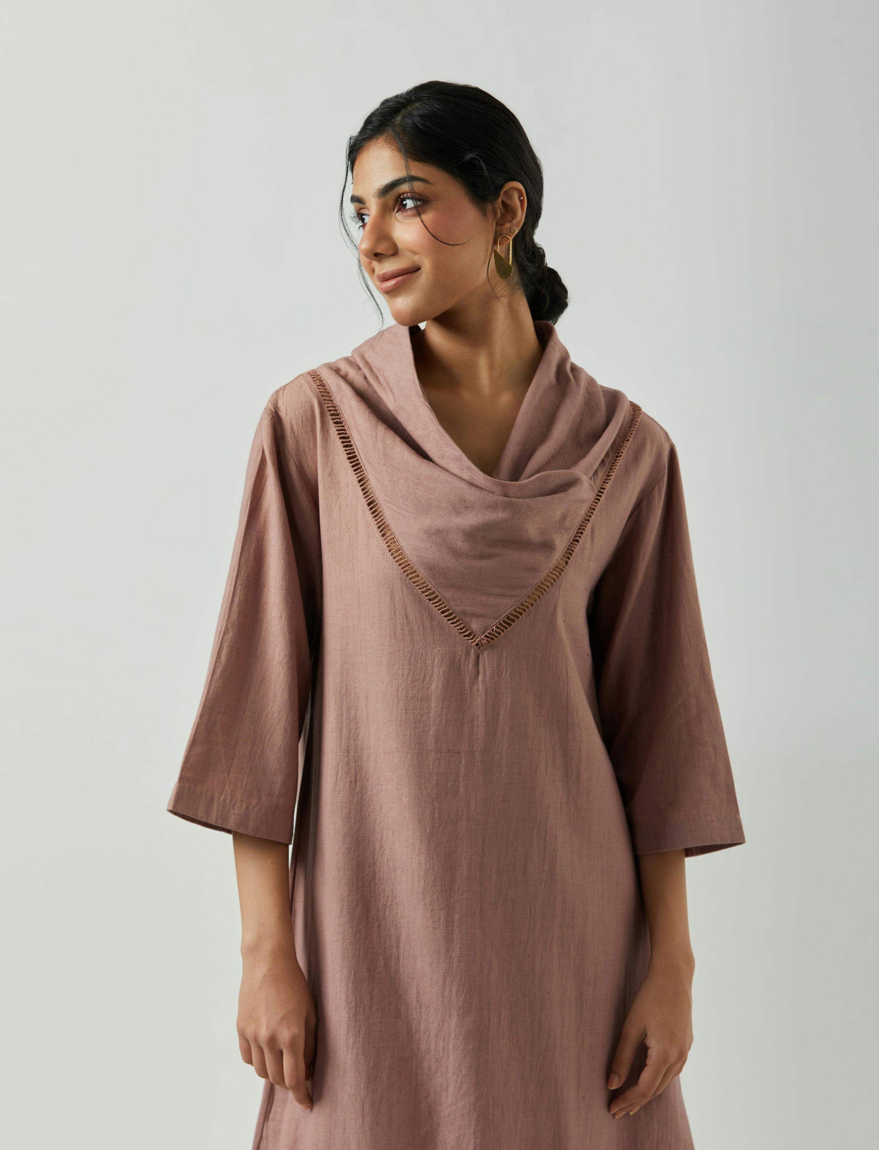 Thumbnail preview #3 for PALE MAUVE FOLIO TUNIC - 1 PC