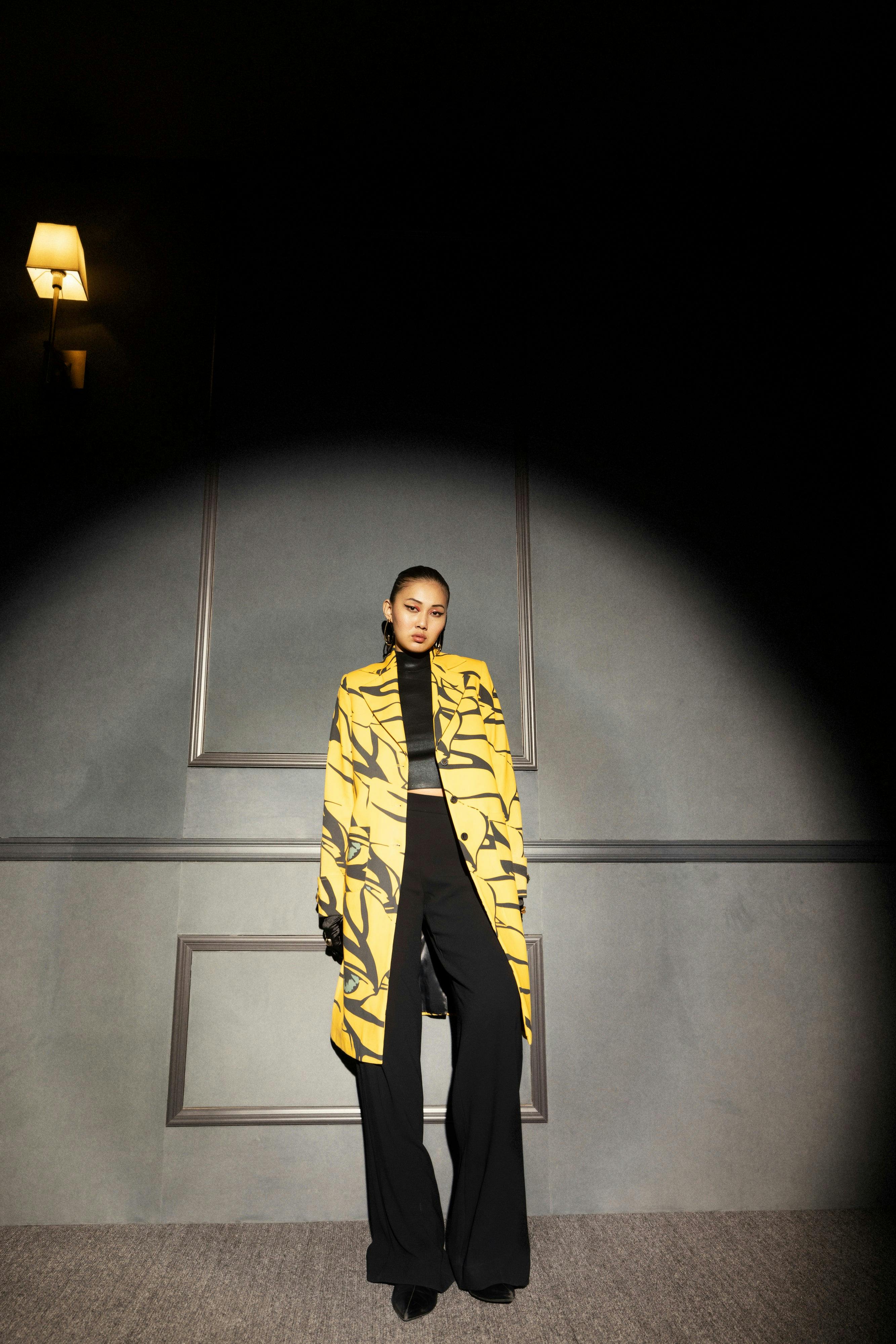 Bold Sunshine Statement Overcoat, a product by Pocketful Of Cherrie