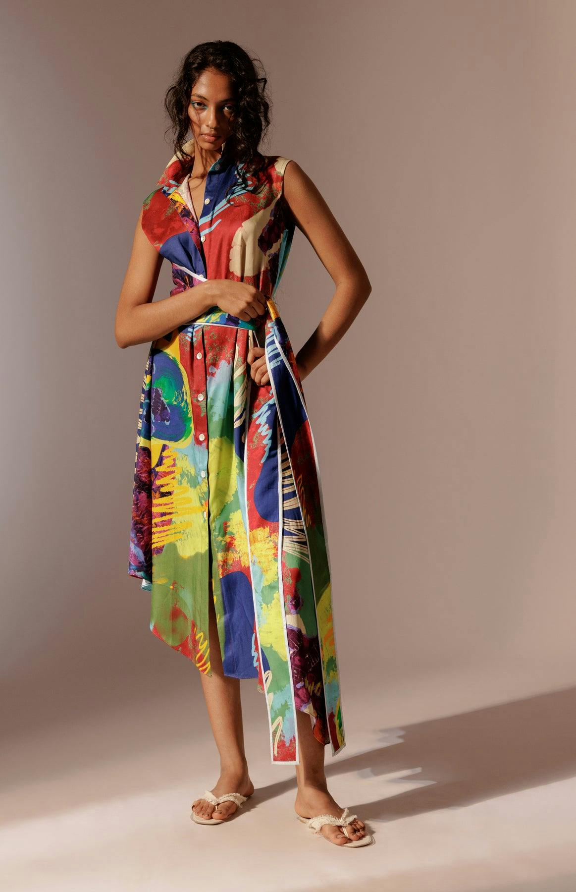 Calypso Tie Up Dress, a product by Advait India