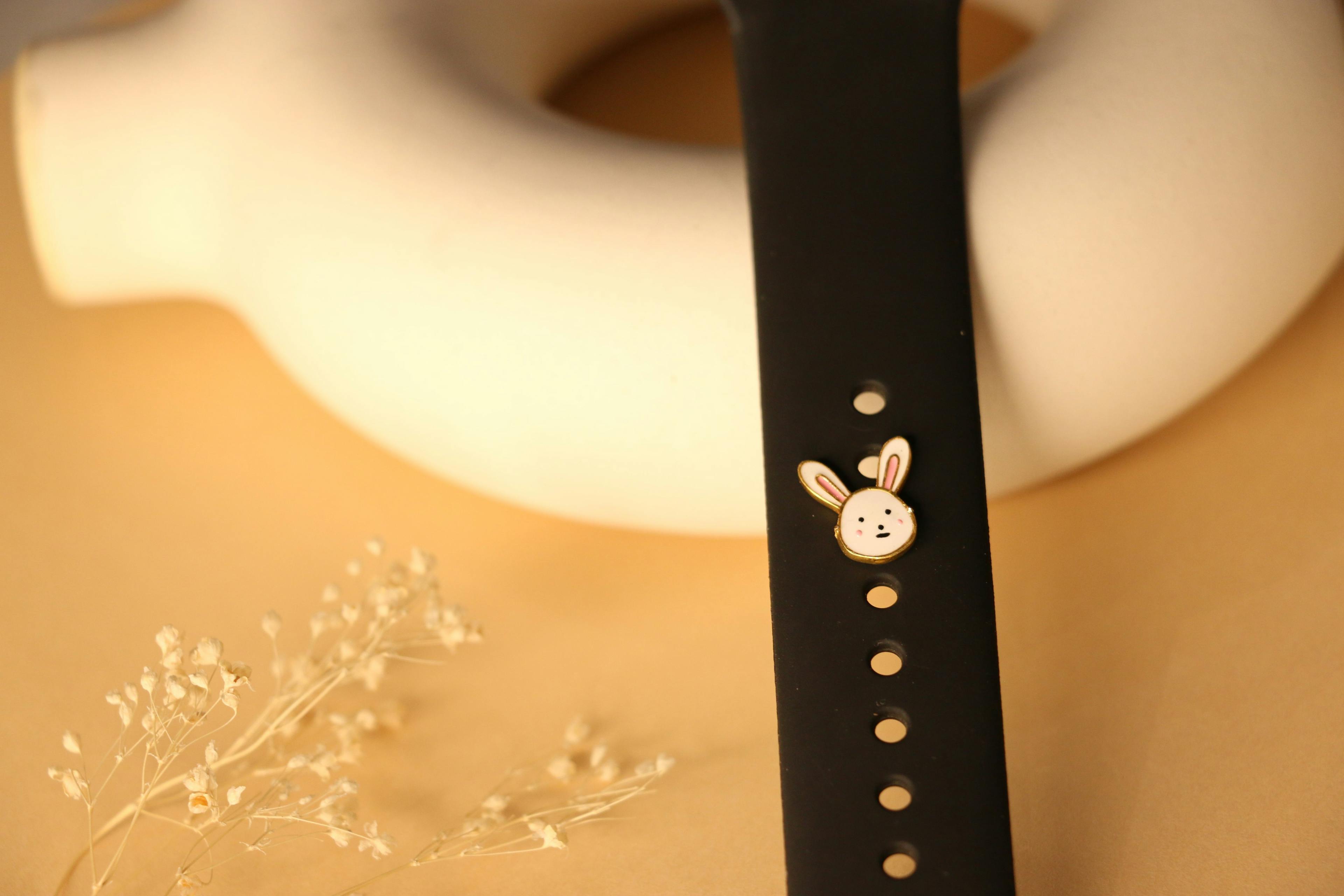 Bunny watch button, a product by The Jewel Closet Store