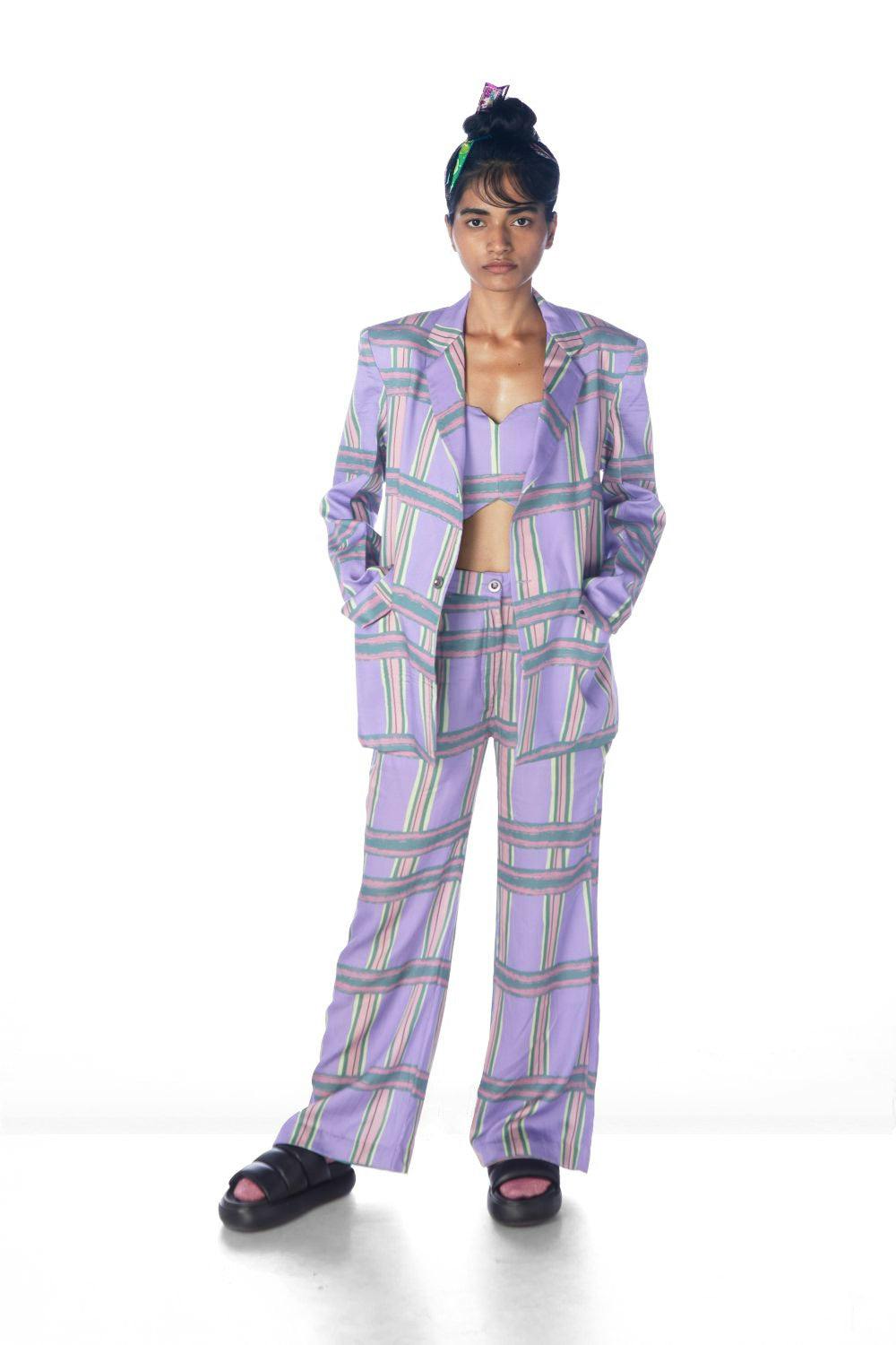 Thumbnail preview #3 for CHAARPAI BLAZER CO-ORD