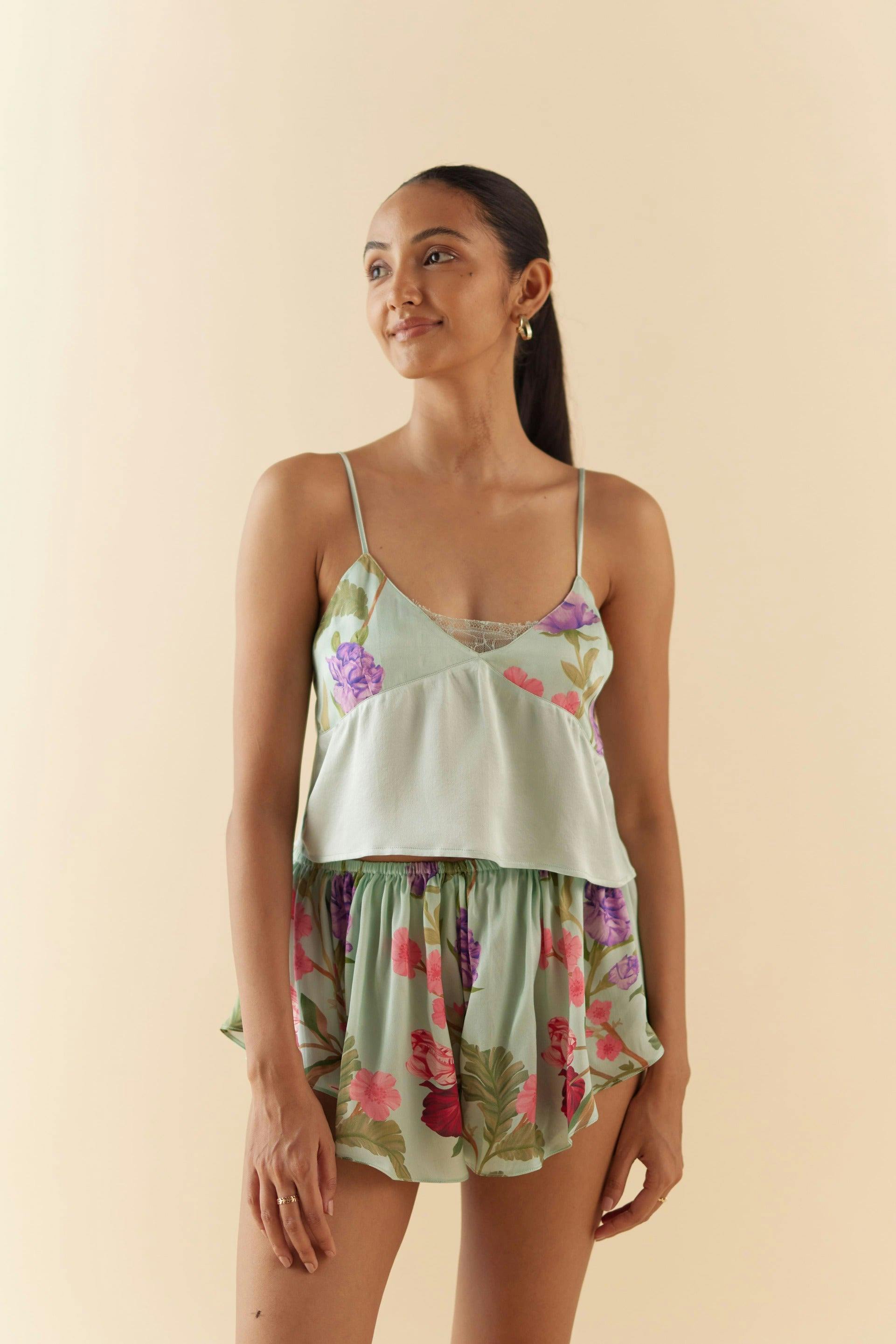 Thumbnail preview #2 for Celeste Floral Dream Intimate Camisole Set